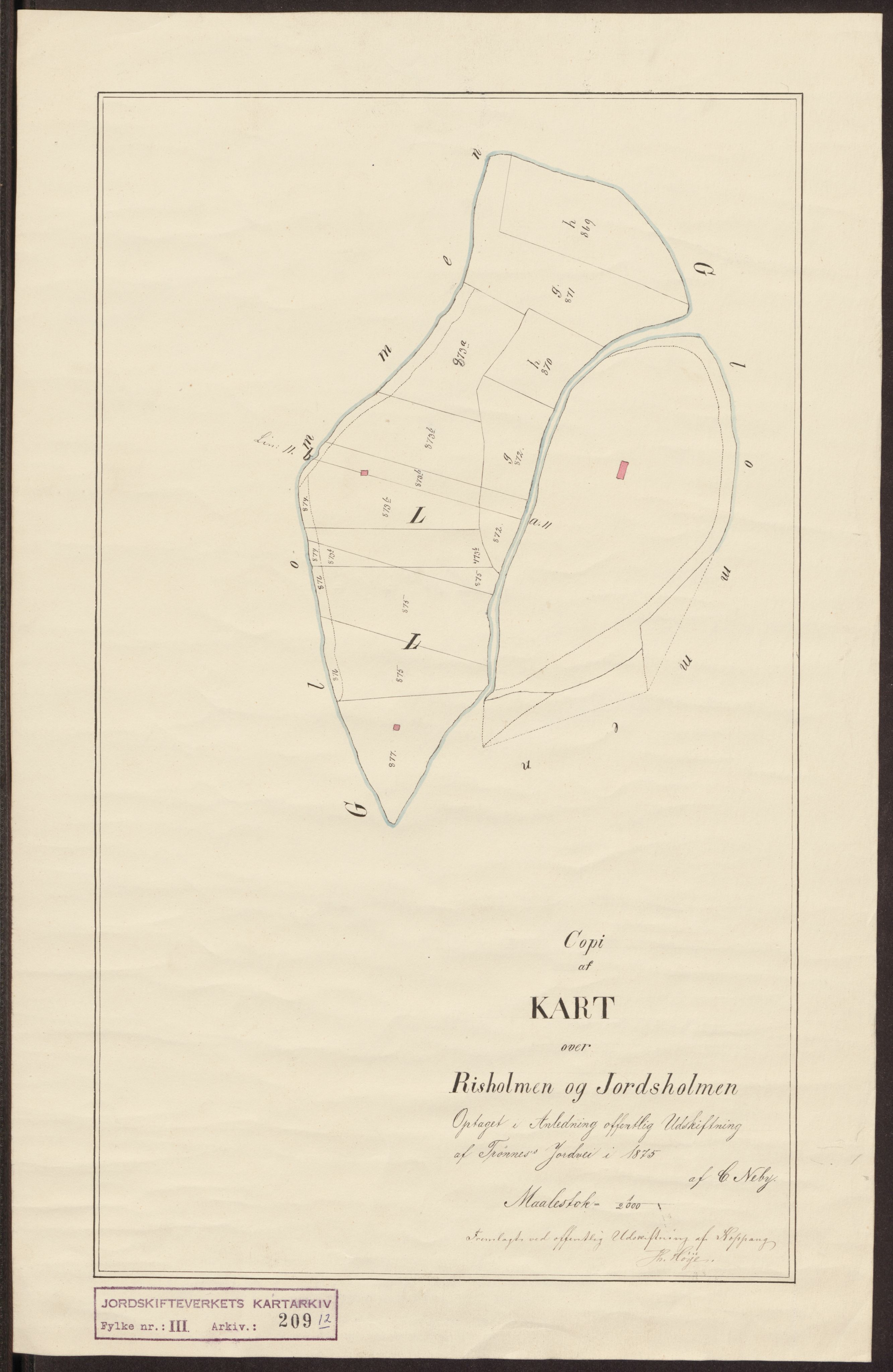 Jordskifteverkets kartarkiv, AV/RA-S-3929/T, 1859-1988, p. 293