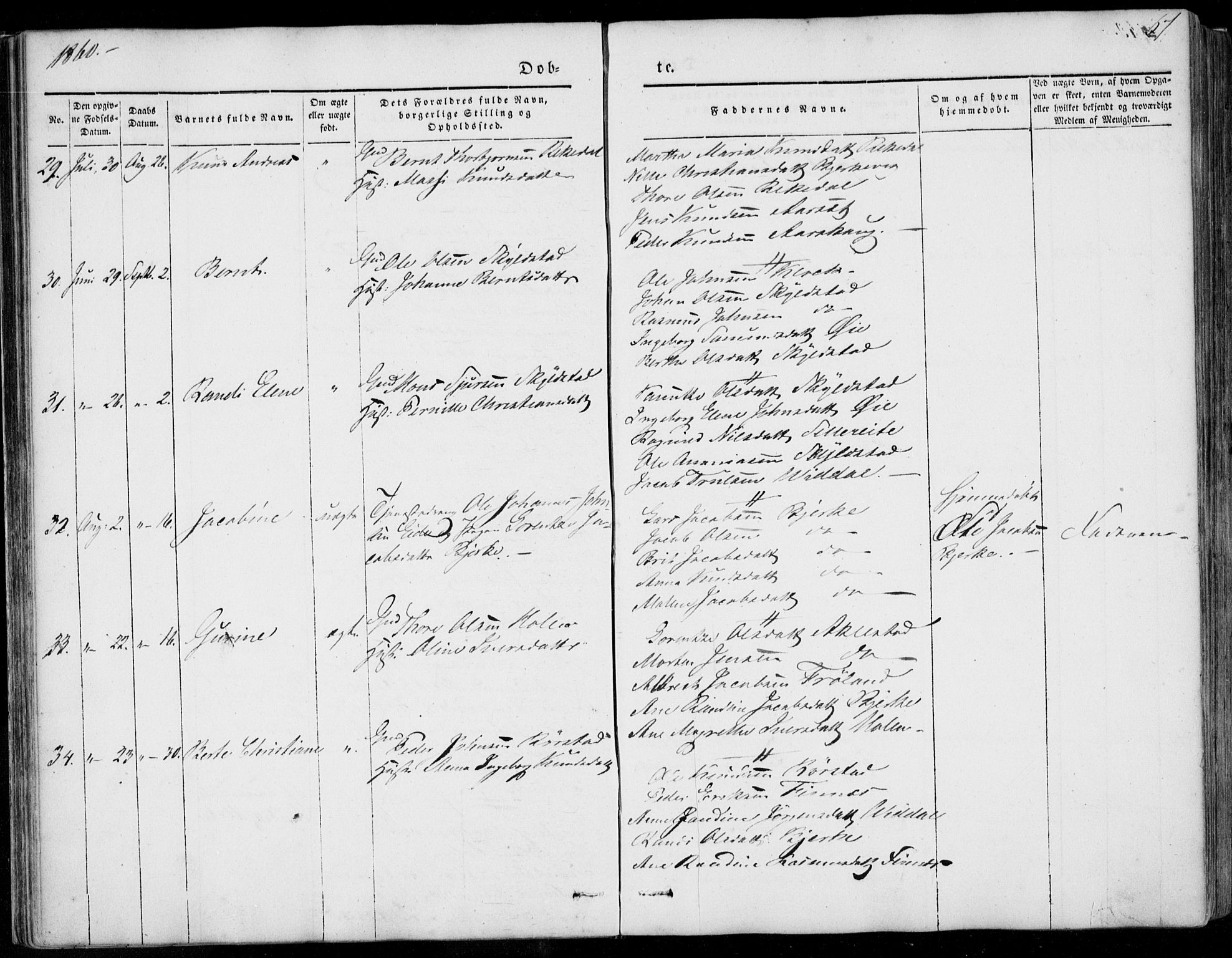 Ministerialprotokoller, klokkerbøker og fødselsregistre - Møre og Romsdal, AV/SAT-A-1454/515/L0209: Parish register (official) no. 515A05, 1847-1868, p. 67