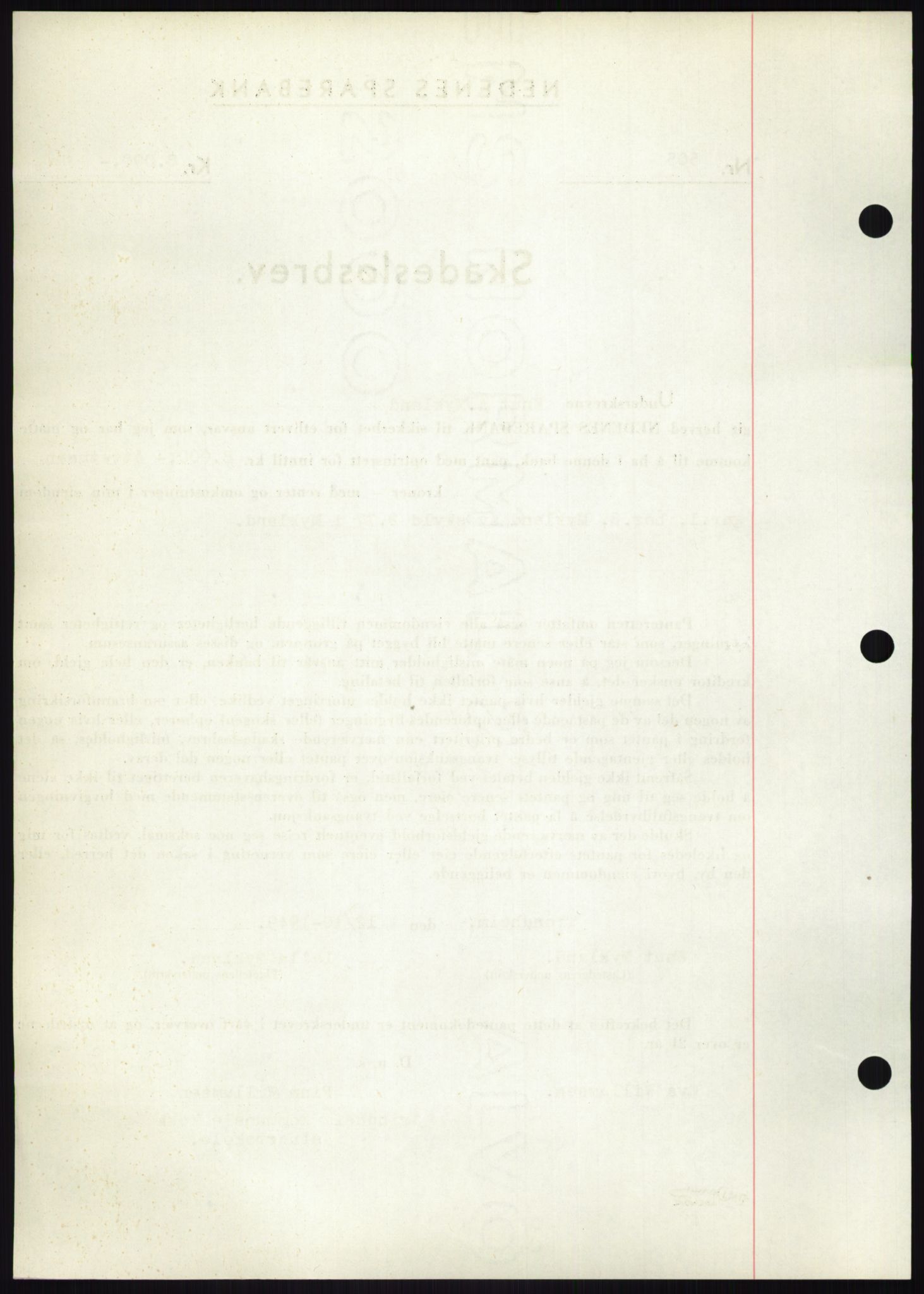 Nedenes sorenskriveri, SAK/1221-0006/G/Gb/Gbb/L0006: Mortgage book no. B6, 1948-1949, Diary no: : 1651/1949