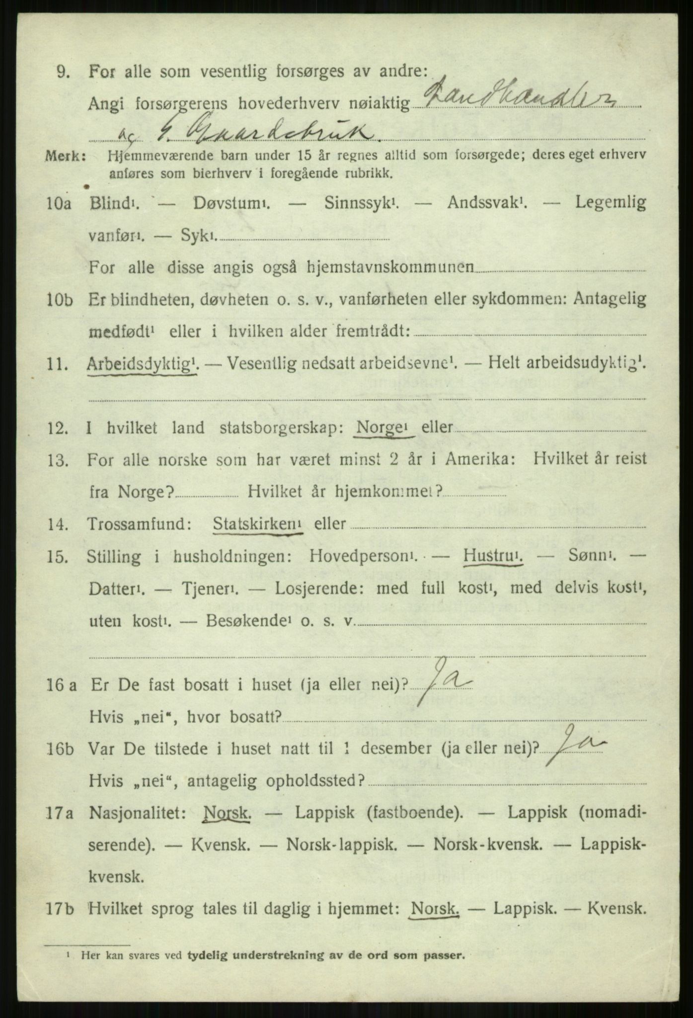 SATØ, 1920 census for Skjervøy, 1920, p. 5112