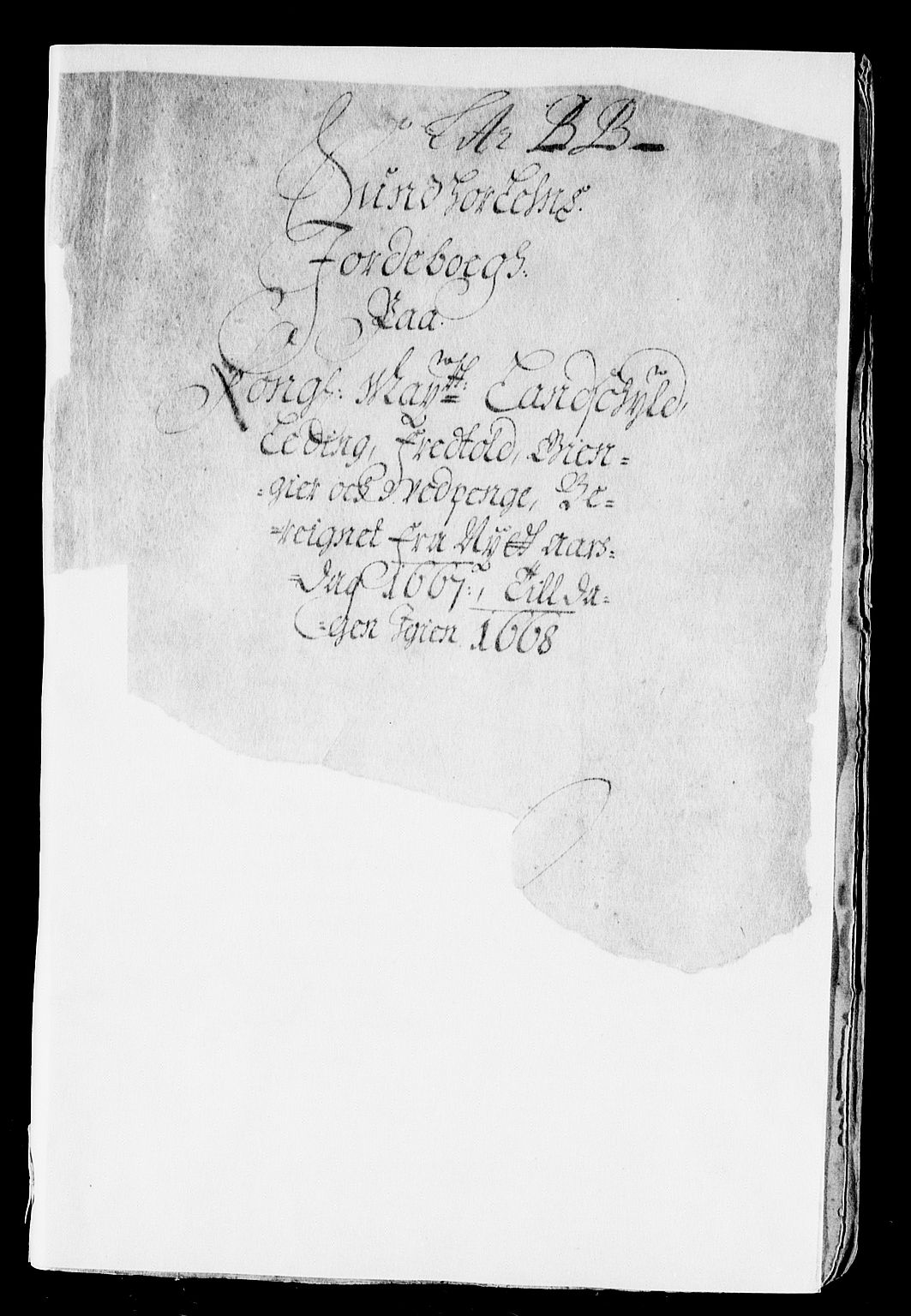 Rentekammeret inntil 1814, Reviderte regnskaper, Stiftamtstueregnskaper, Bergen stiftamt, RA/EA-6043/R/Rc/L0025: Bergen stiftamt, 1667