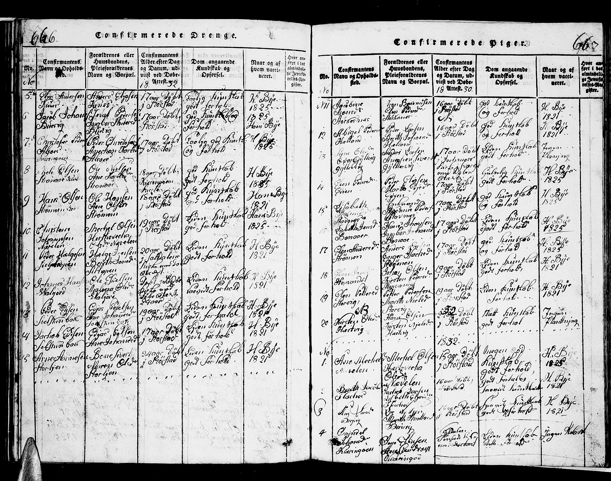 Ministerialprotokoller, klokkerbøker og fødselsregistre - Nordland, AV/SAT-A-1459/853/L0773: Parish register (copy) no. 853C01, 1821-1859, p. 666-667