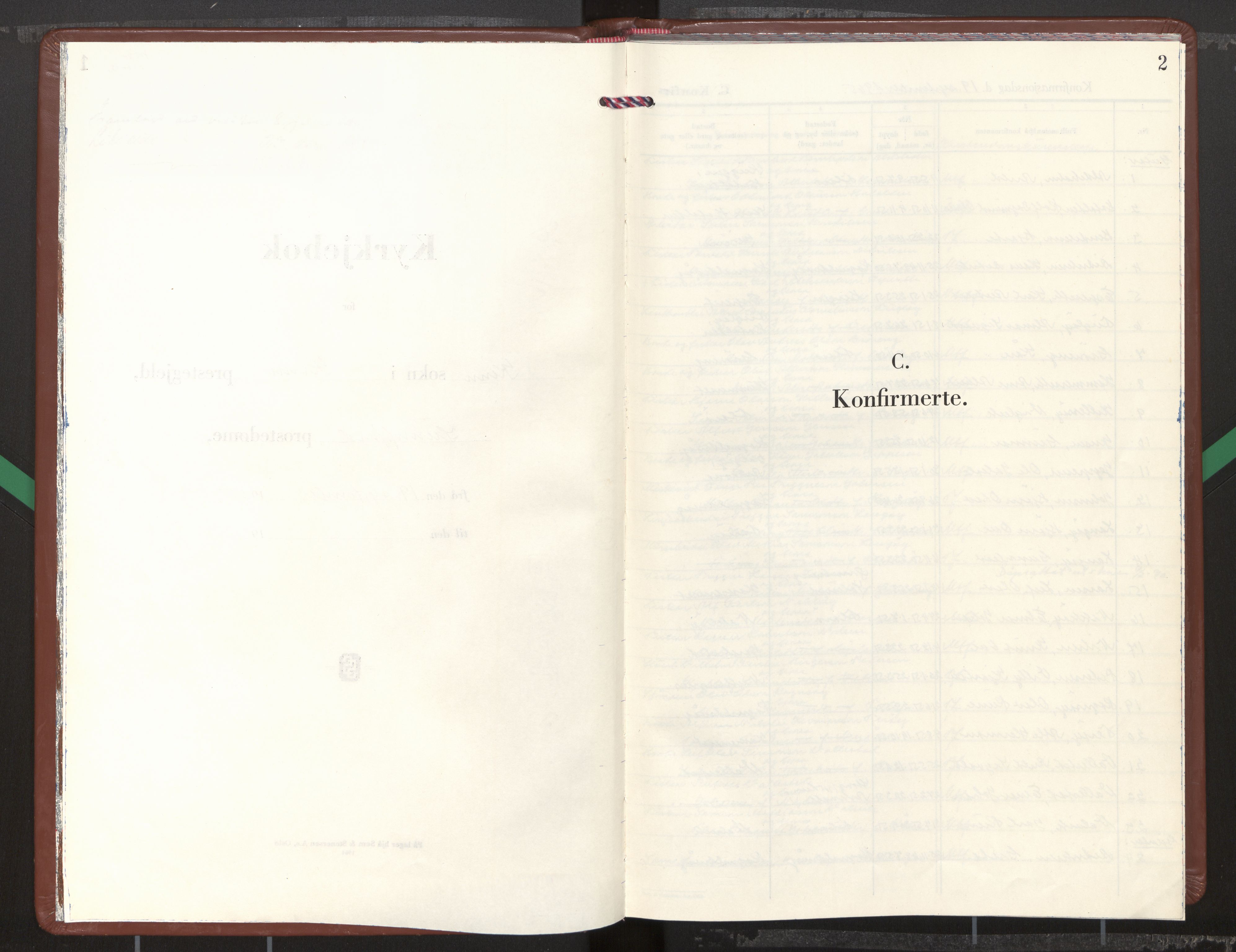 Kinn sokneprestembete, AV/SAB-A-80801/H/Haa/Haab/L0008: Parish register (official) no. B 8, 1965-1992, p. 2