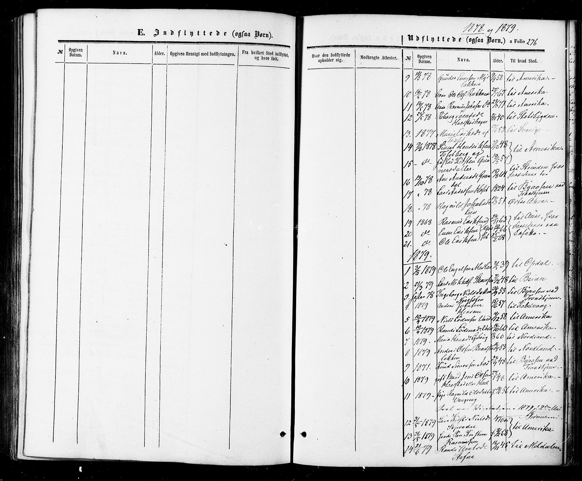 Ministerialprotokoller, klokkerbøker og fødselsregistre - Sør-Trøndelag, SAT/A-1456/674/L0870: Parish register (official) no. 674A02, 1861-1879, p. 276