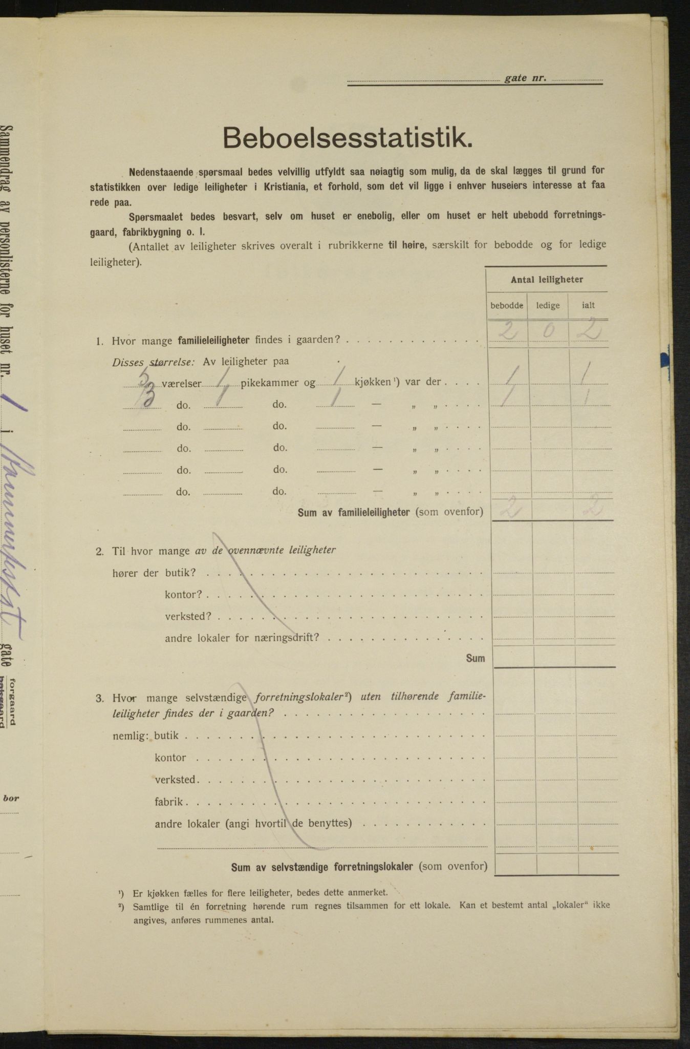 OBA, Municipal Census 1913 for Kristiania, 1913, p. 34268