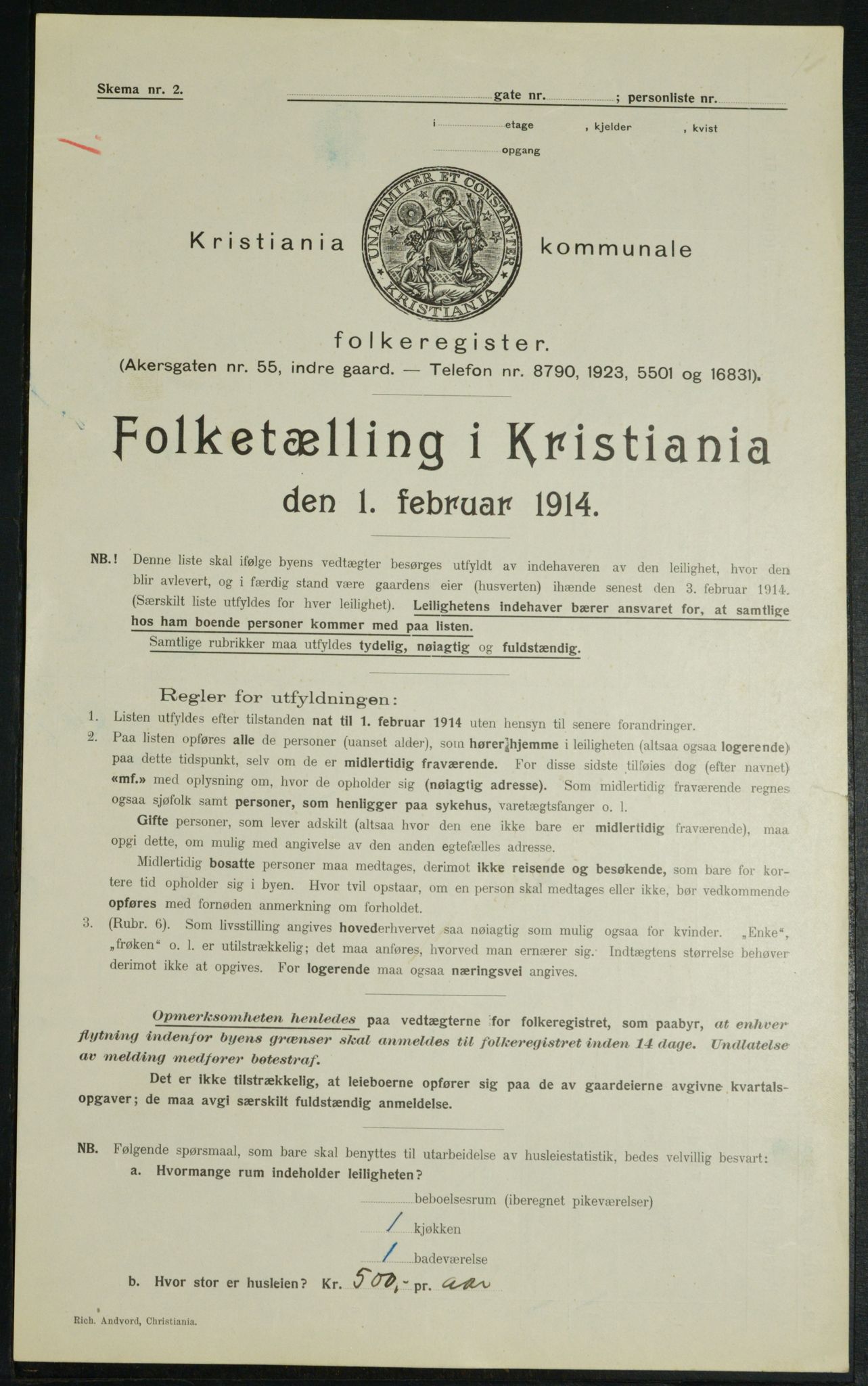 OBA, Municipal Census 1914 for Kristiania, 1914, p. 25633