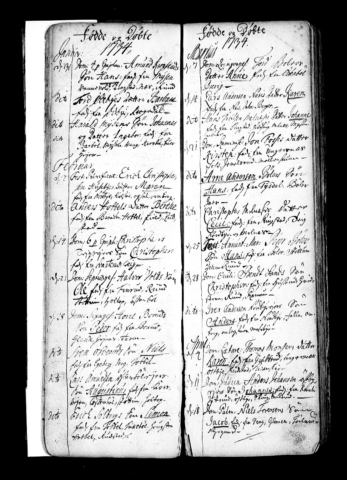 Enebakk prestekontor Kirkebøker, AV/SAO-A-10171c/F/Fa/L0001: Parish register (official) no. I 1, 1719-1754