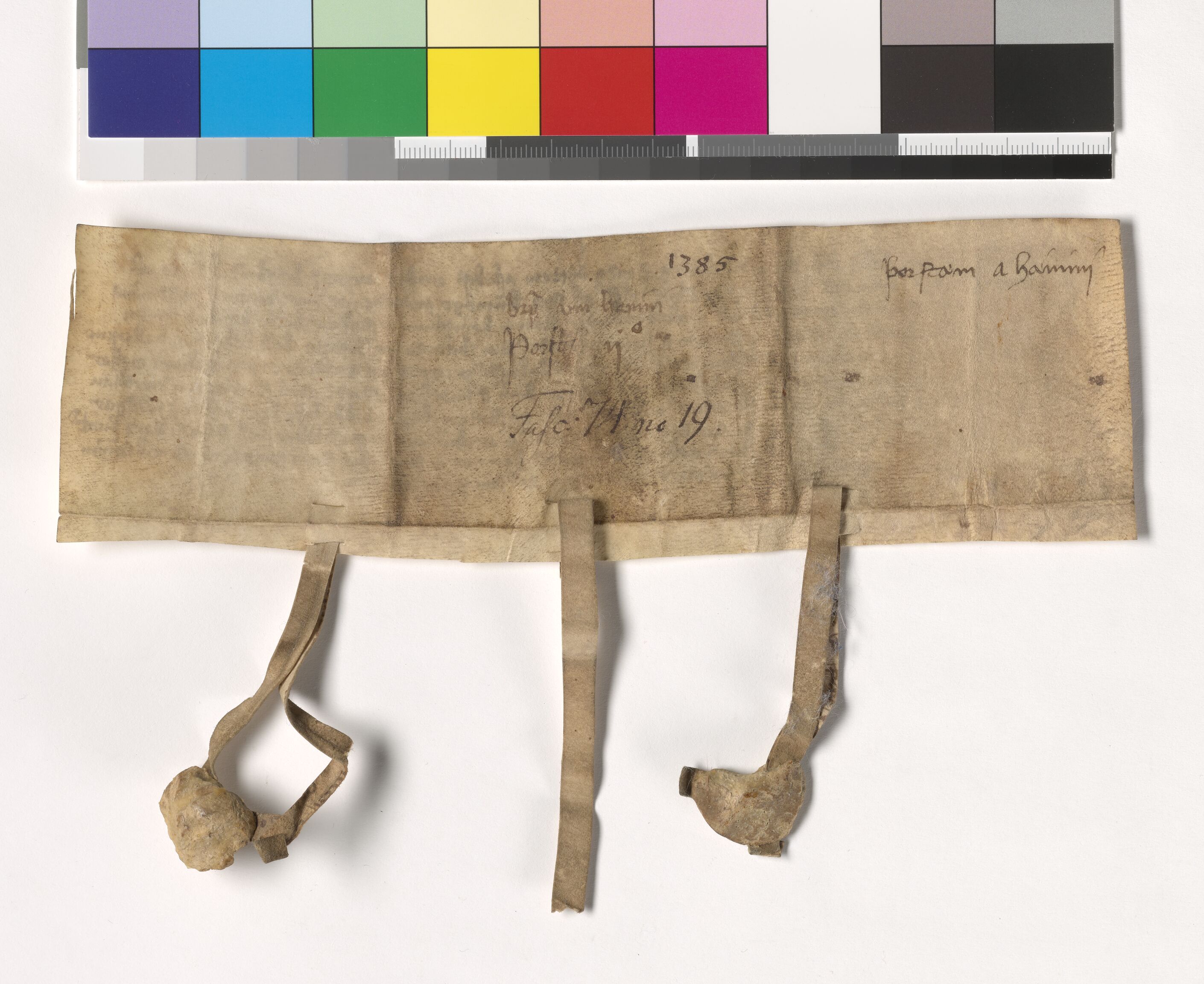 Riksarkivets diplomsamling, AV/RA-EA-5965/F05/L0182: NRA AM fasc. 74 nr. 14-19, 1383-1385, p. 12