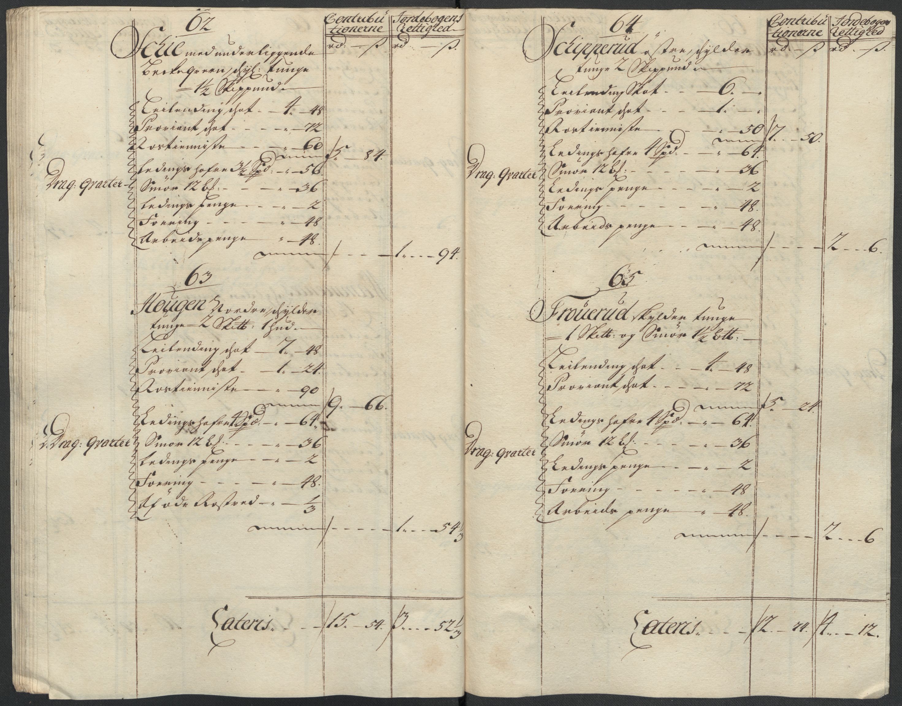 Rentekammeret inntil 1814, Reviderte regnskaper, Fogderegnskap, AV/RA-EA-4092/R07/L0310: Fogderegnskap Rakkestad, Heggen og Frøland, 1715, p. 293