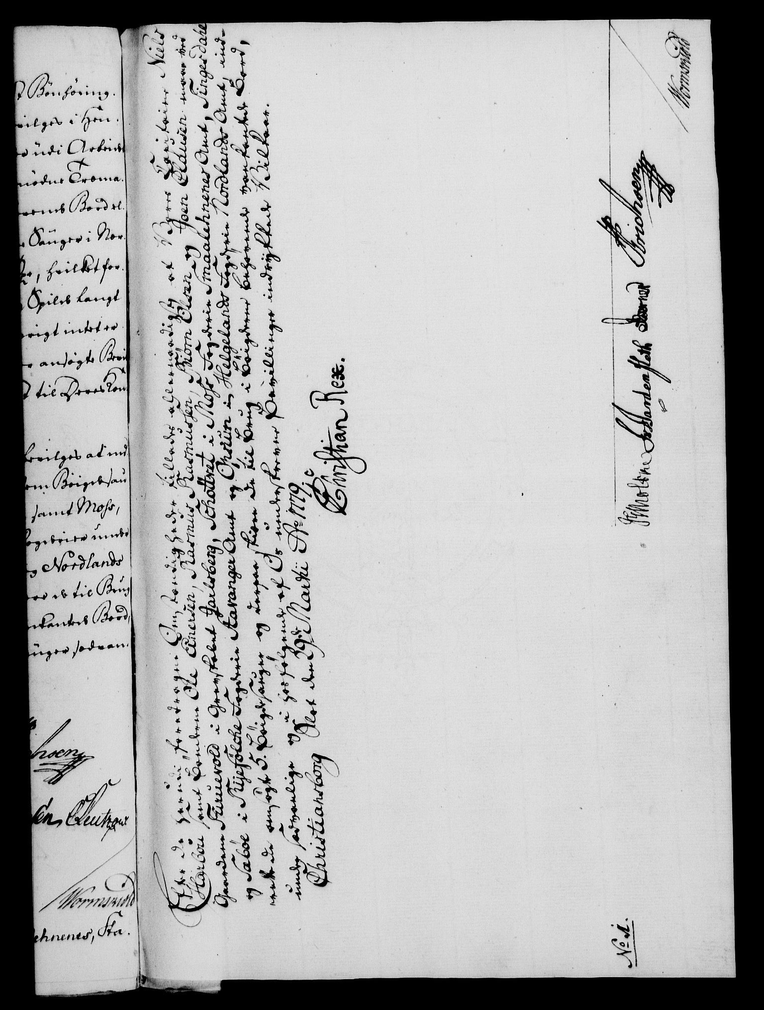 Rentekammeret, Kammerkanselliet, RA/EA-3111/G/Gf/Gfa/L0061: Norsk relasjons- og resolusjonsprotokoll (merket RK 52.61), 1779, p. 175