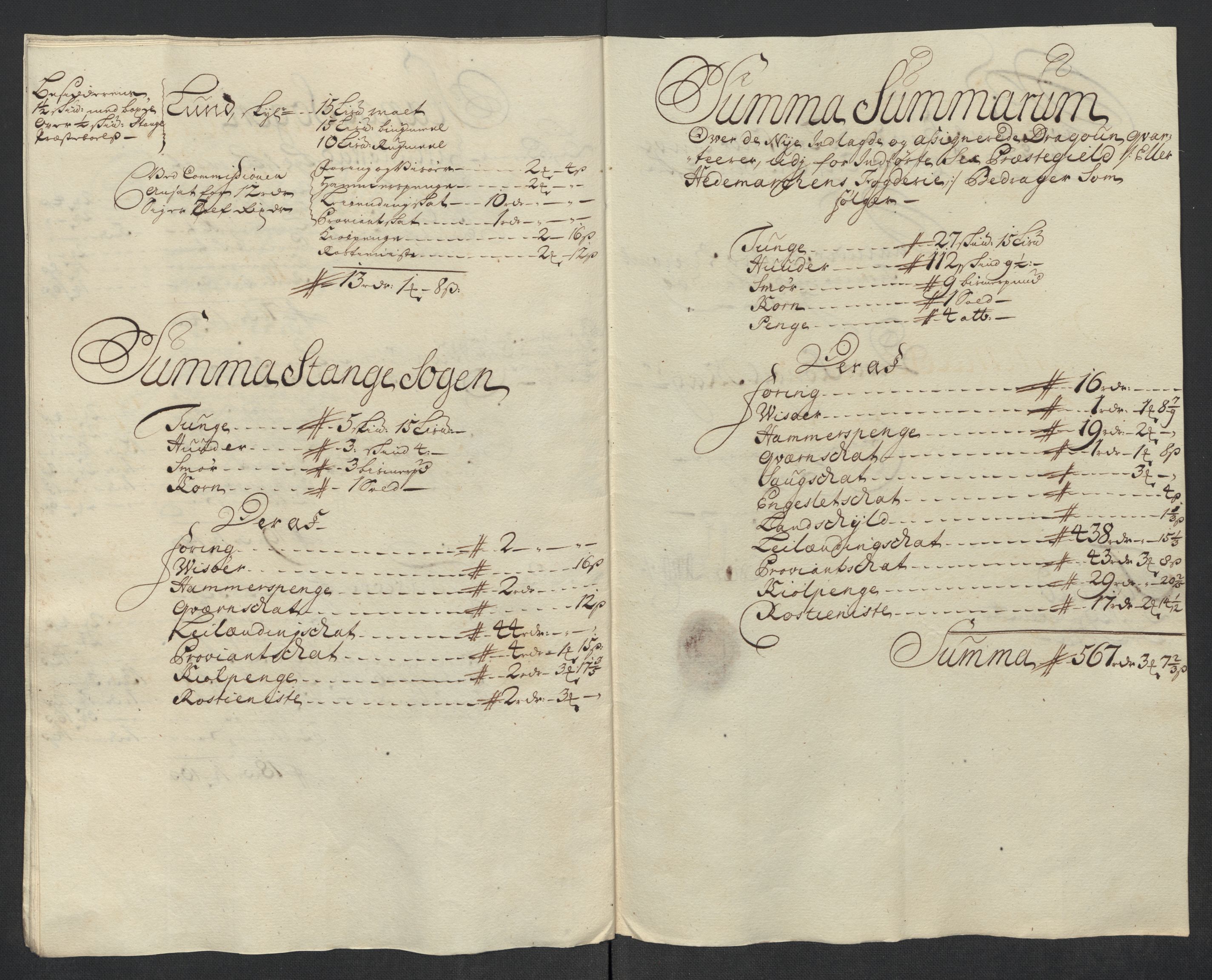 Rentekammeret inntil 1814, Reviderte regnskaper, Fogderegnskap, AV/RA-EA-4092/R16/L1055: Fogderegnskap Hedmark, 1716, p. 291