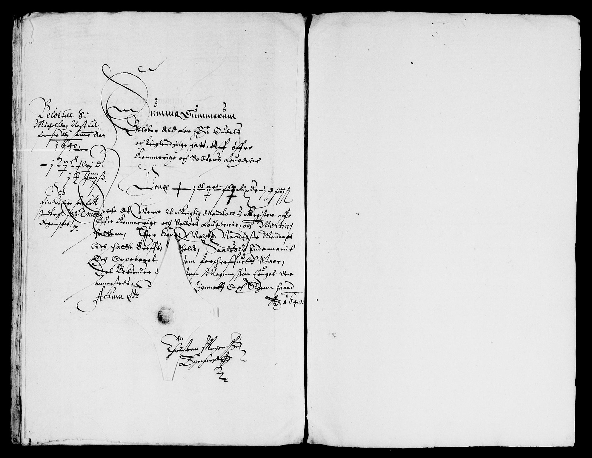 Rentekammeret inntil 1814, Reviderte regnskaper, Lensregnskaper, AV/RA-EA-5023/R/Rb/Rba/L0152: Akershus len, 1640