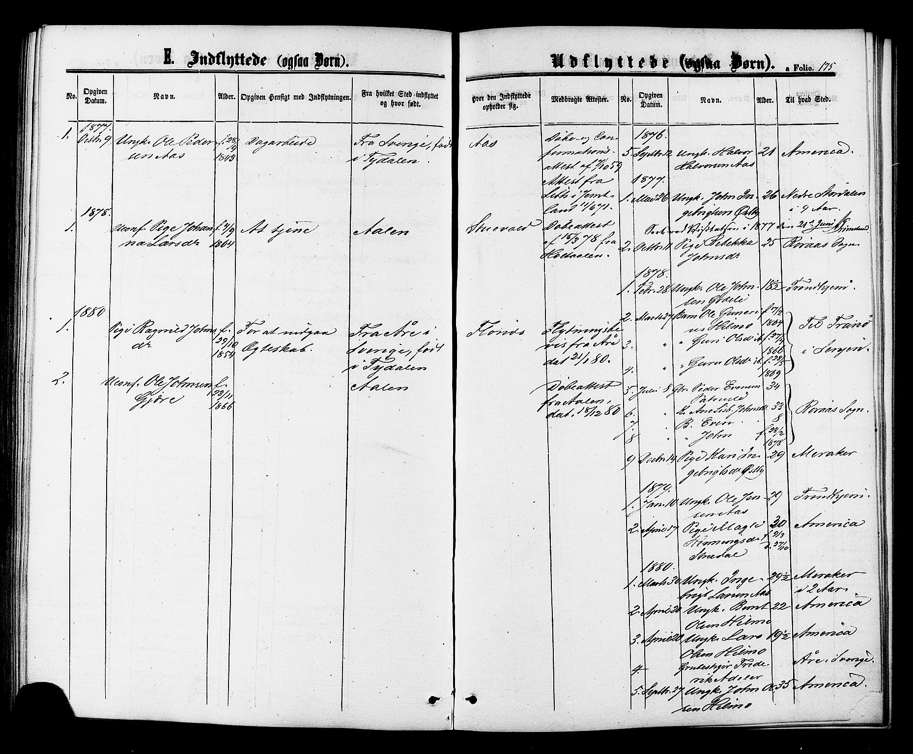 Ministerialprotokoller, klokkerbøker og fødselsregistre - Sør-Trøndelag, SAT/A-1456/698/L1163: Parish register (official) no. 698A01, 1862-1887, p. 175