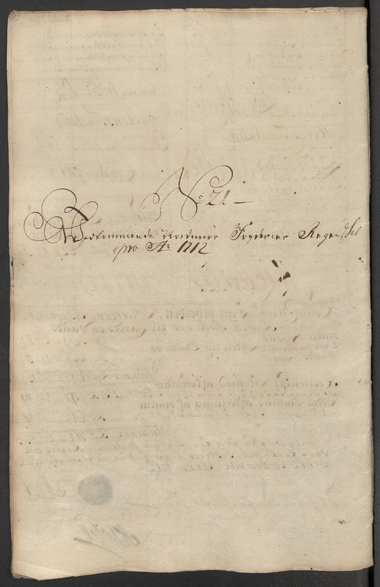 Rentekammeret inntil 1814, Reviderte regnskaper, Fogderegnskap, AV/RA-EA-4092/R56/L3746: Fogderegnskap Nordmøre, 1712, p. 155