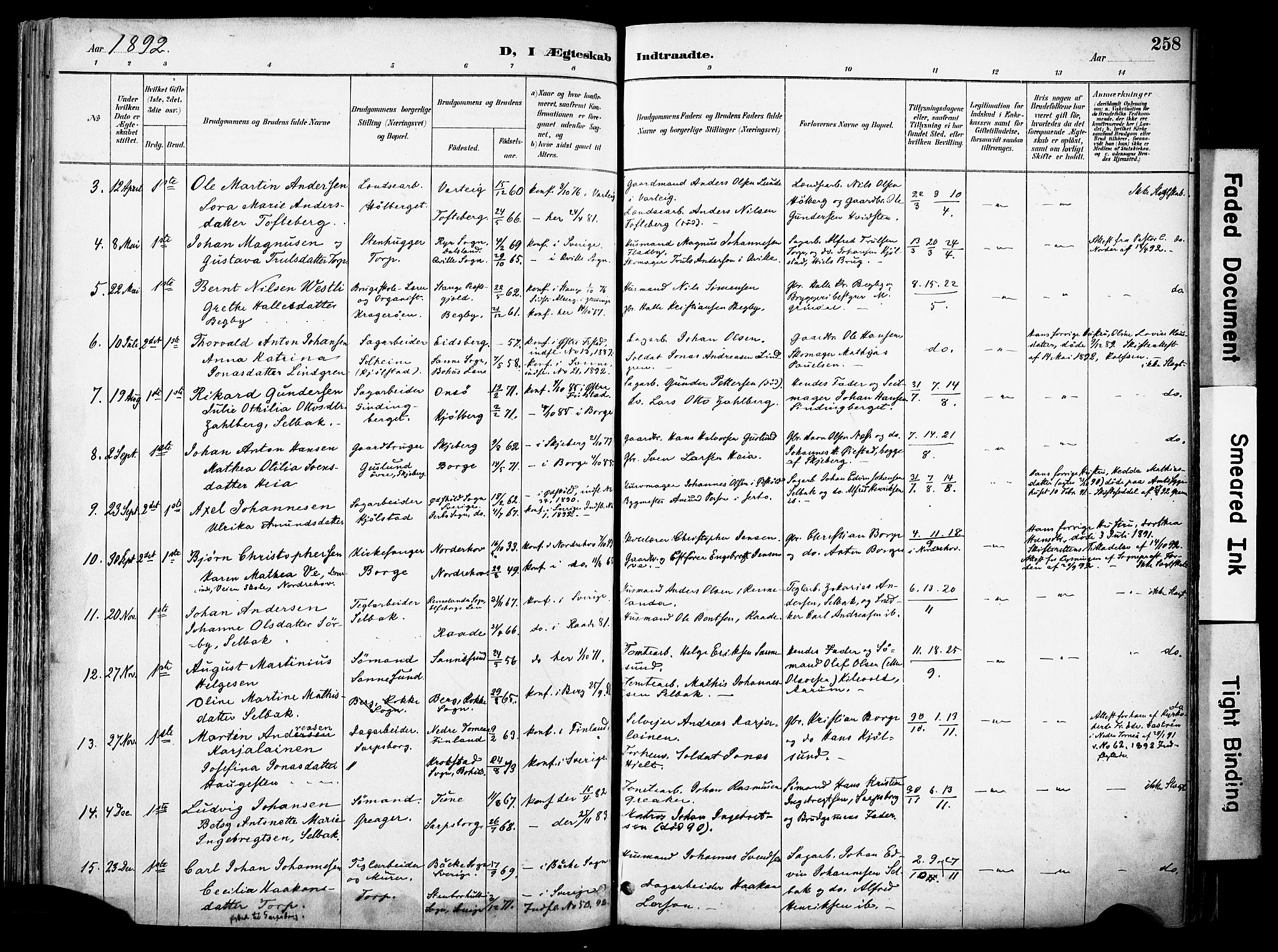 Borge prestekontor Kirkebøker, AV/SAO-A-10903/F/Fa/L0008: Parish register (official) no. I 8B, 1887-1902, p. 258