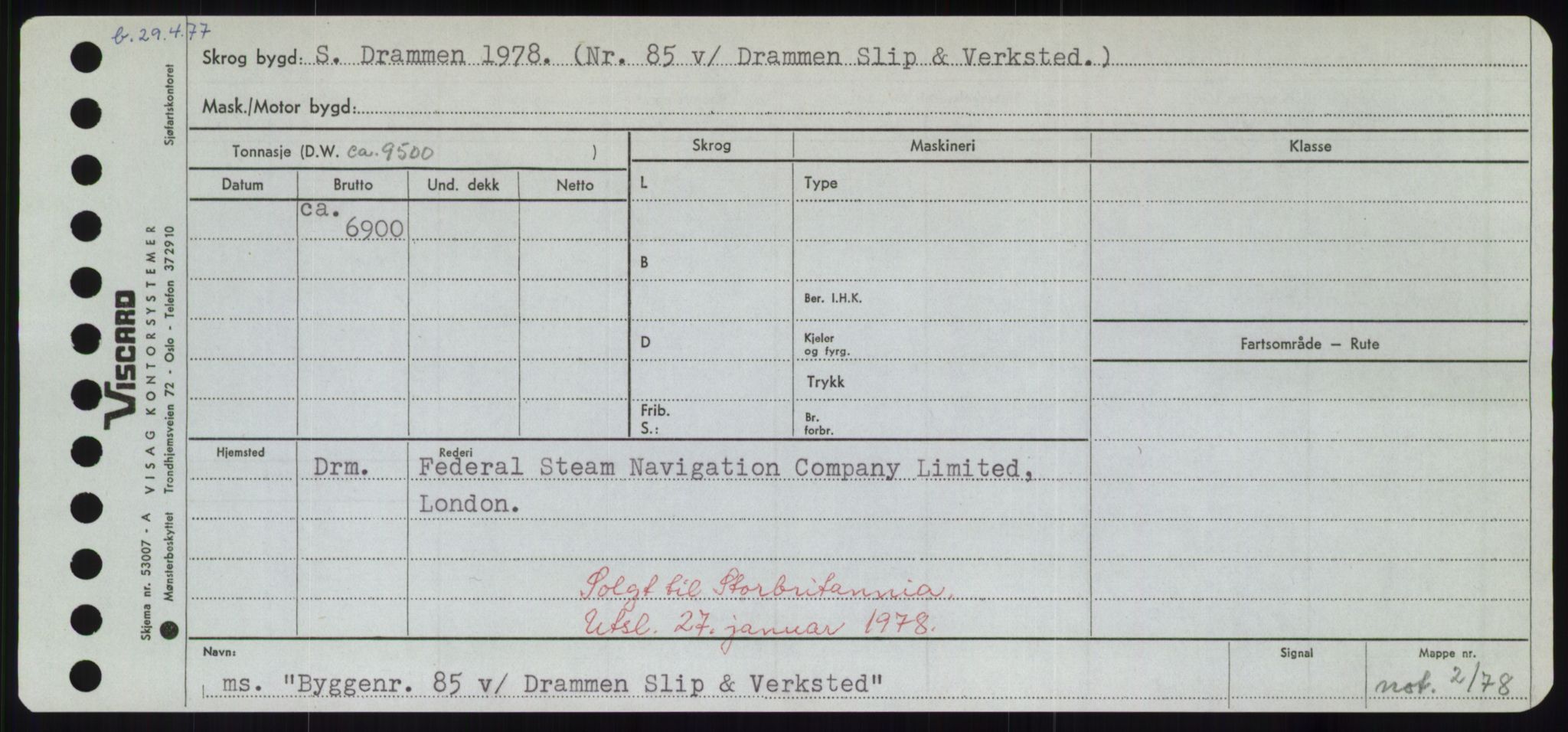 Sjøfartsdirektoratet med forløpere, Skipsmålingen, RA/S-1627/H/Hd/L0006: Fartøy, Byg-Båt, p. 209