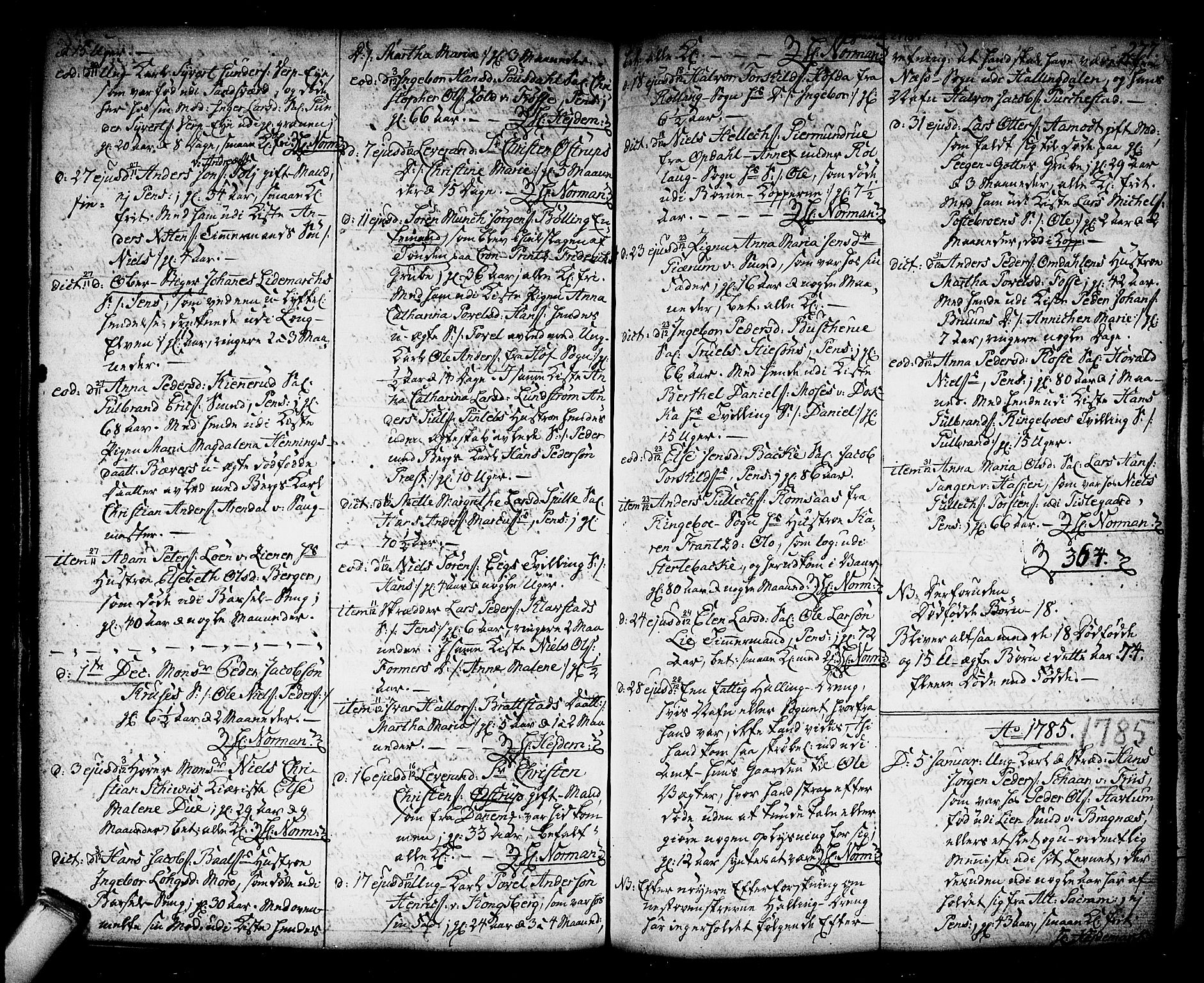 Kongsberg kirkebøker, SAKO/A-22/F/Fa/L0006: Parish register (official) no. I 6, 1783-1797, p. 277