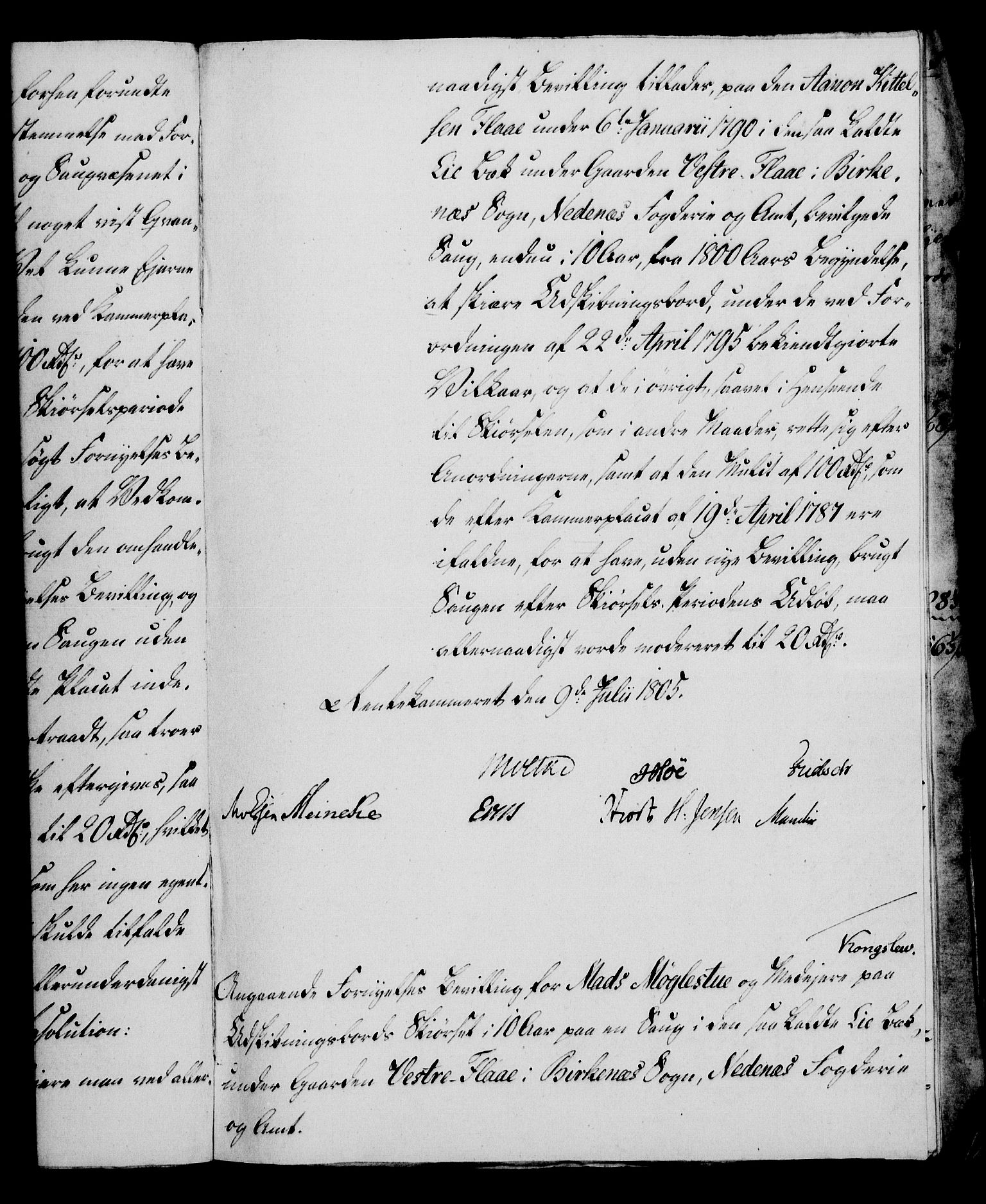 Rentekammeret, Kammerkanselliet, RA/EA-3111/G/Gf/Gfa/L0087: Norsk relasjons- og resolusjonsprotokoll (merket RK 52.87), 1805, p. 376