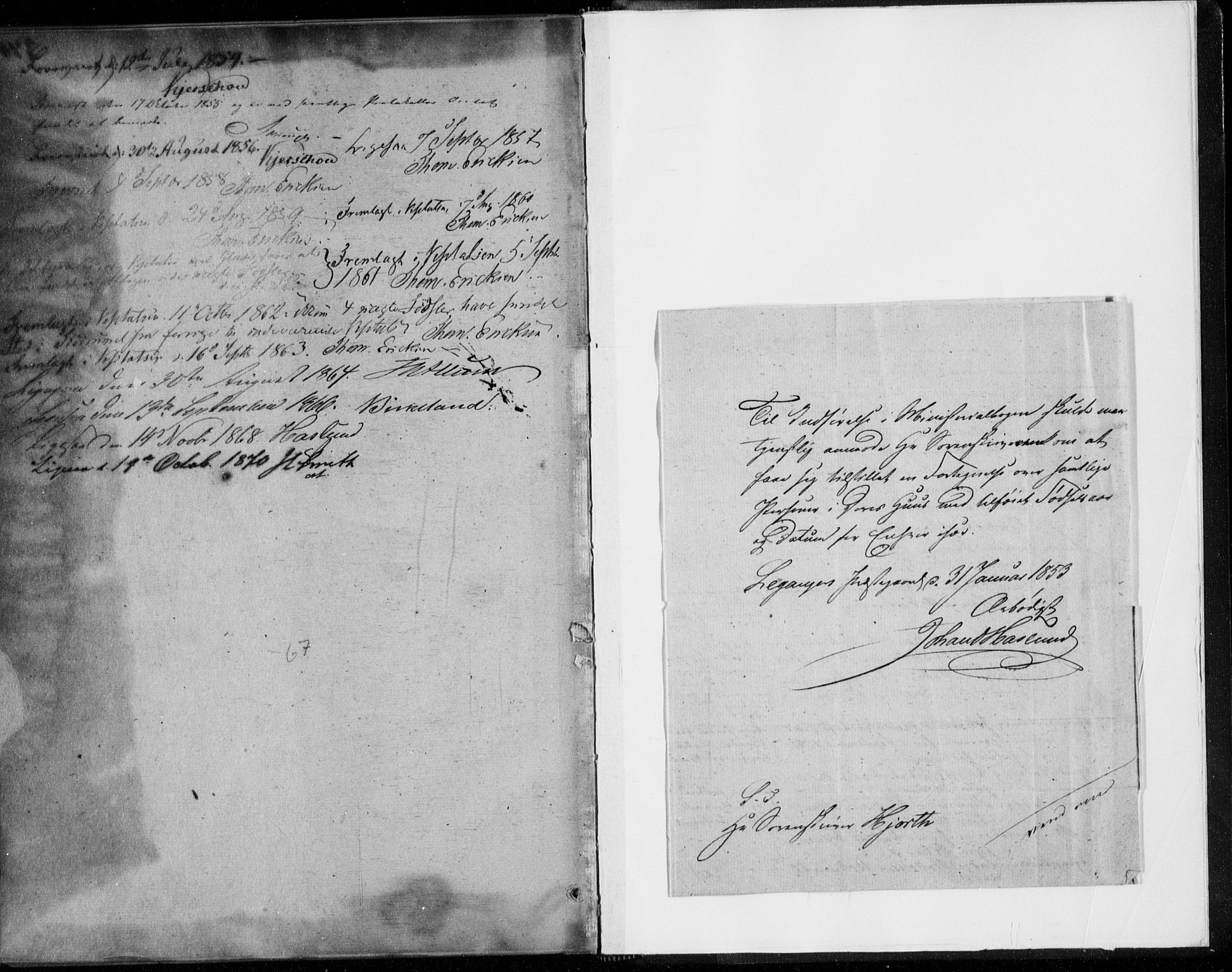 Leikanger sokneprestembete, SAB/A-81001: Parish register (official) no. A 8, 1852-1868