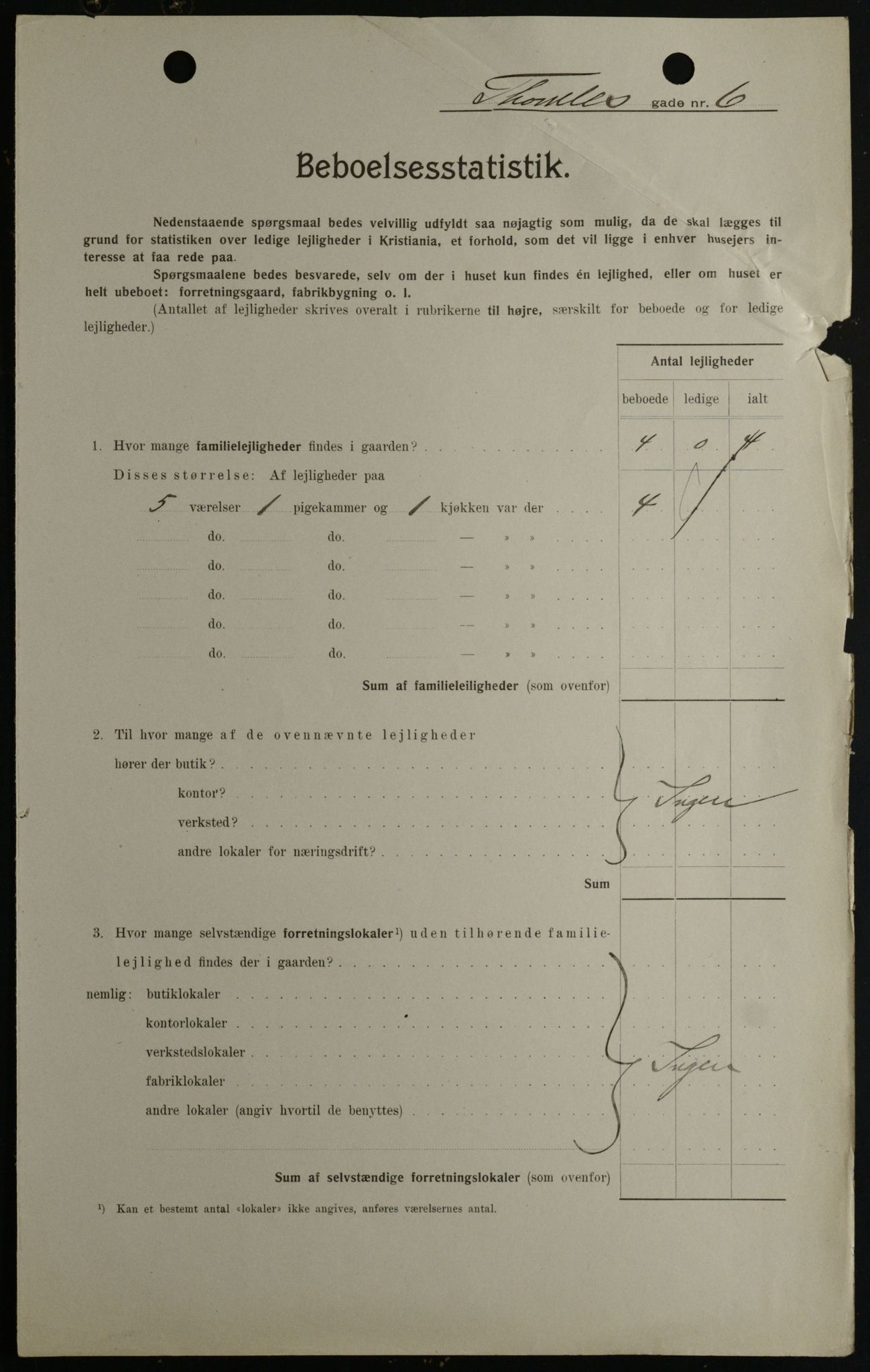 OBA, Municipal Census 1908 for Kristiania, 1908, p. 98220