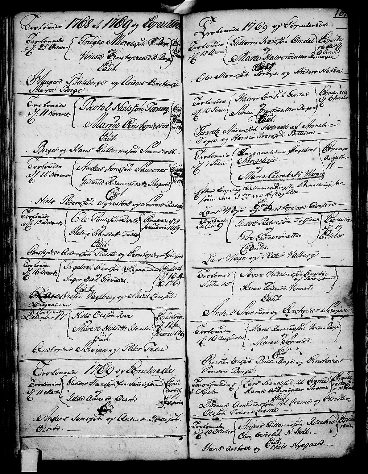 Stokke kirkebøker, AV/SAKO-A-320/F/Fa/L0002: Parish register (official) no. I 2, 1732-1770, p. 167