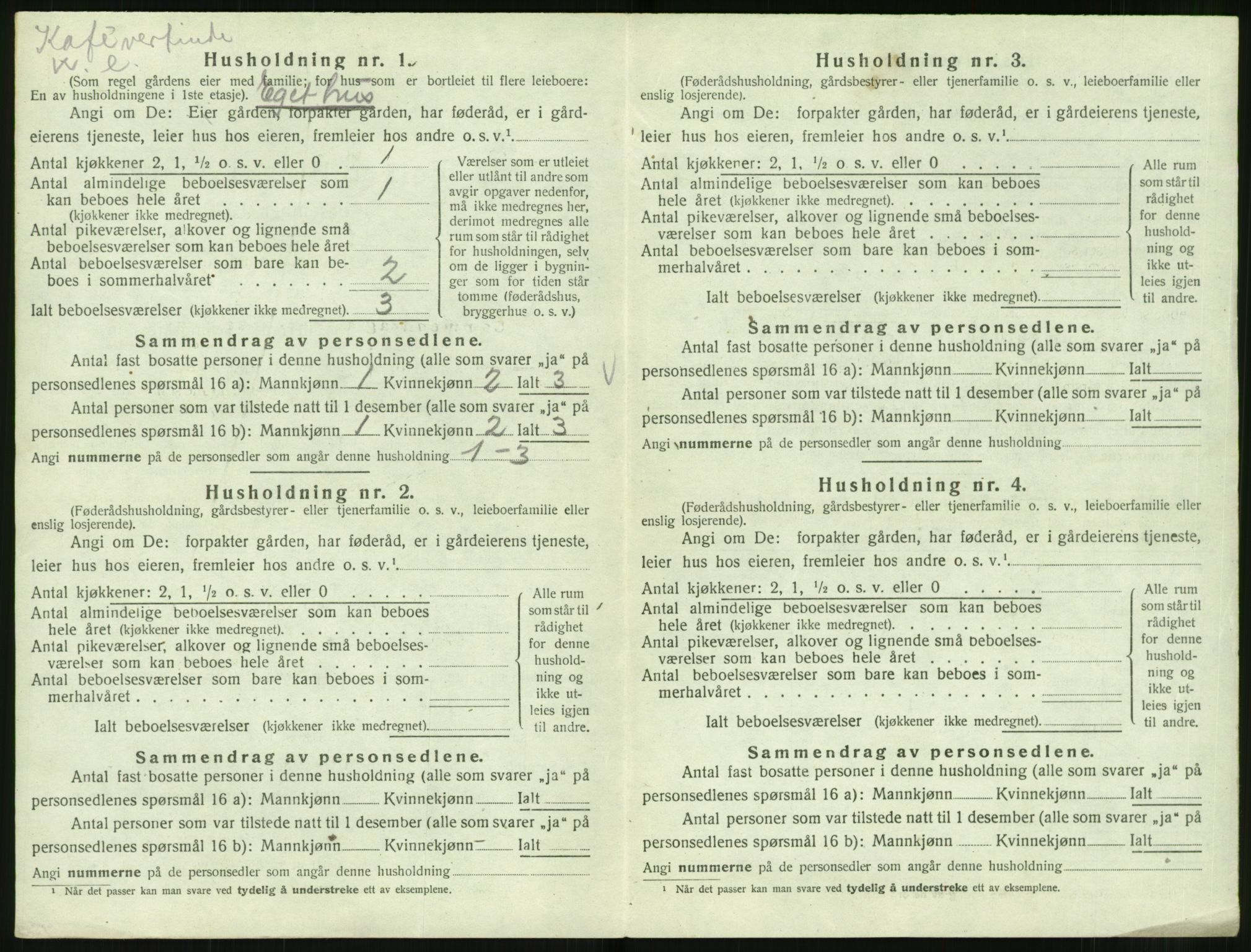 SAT, 1920 census for Norddal, 1920, p. 146