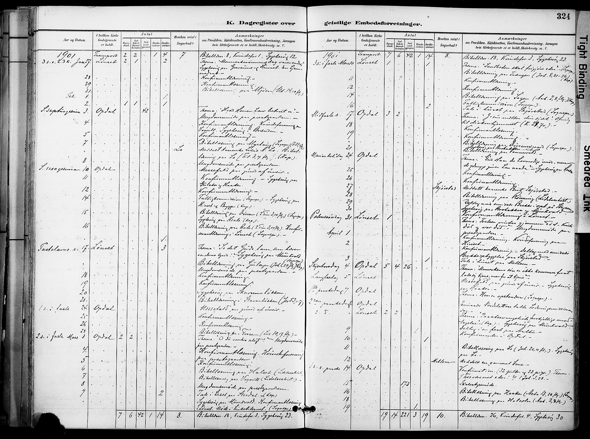 Ministerialprotokoller, klokkerbøker og fødselsregistre - Sør-Trøndelag, AV/SAT-A-1456/678/L0902: Parish register (official) no. 678A11, 1895-1911, p. 324