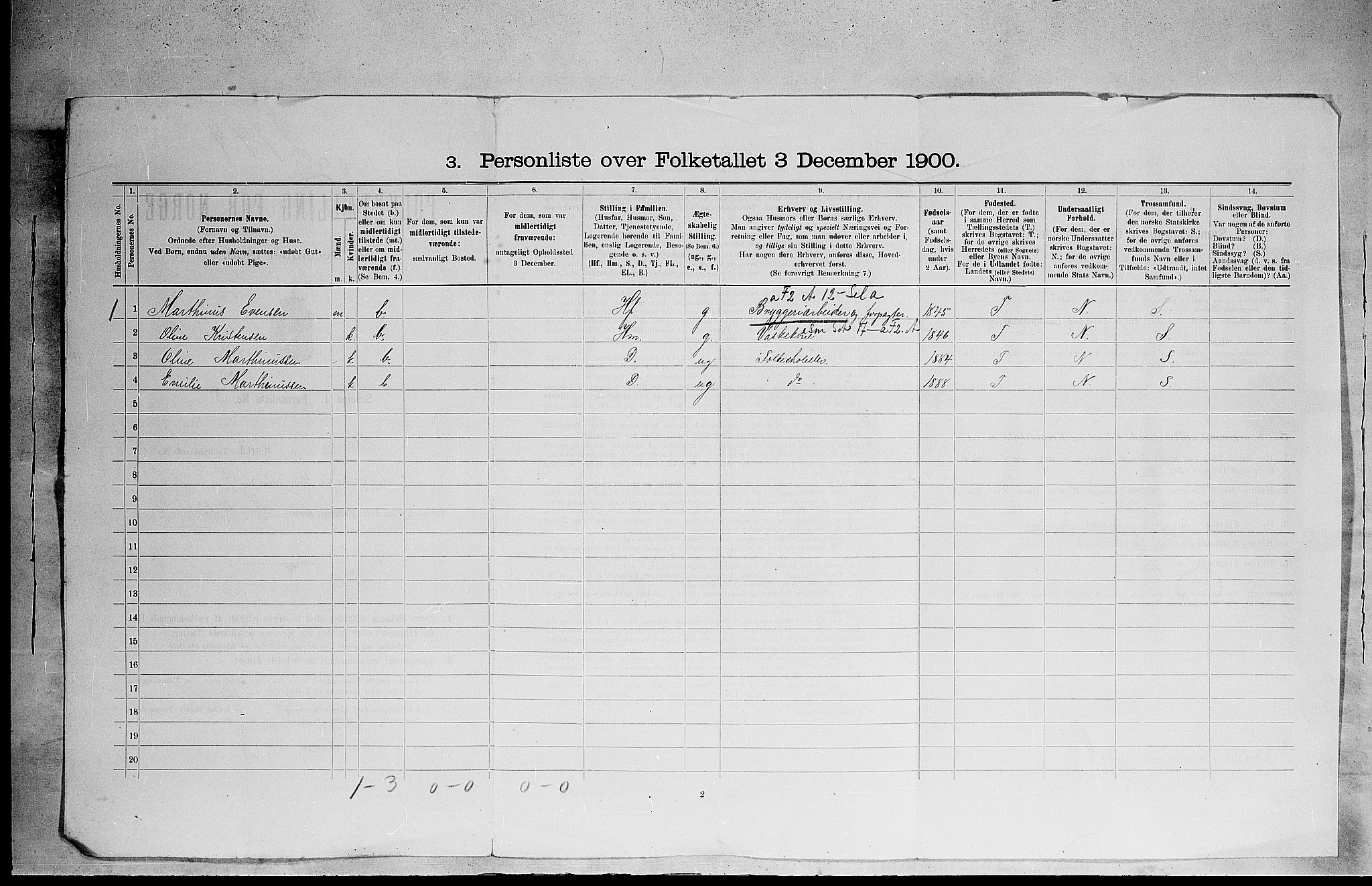 SAH, 1900 census for Stange, 1900, p. 67