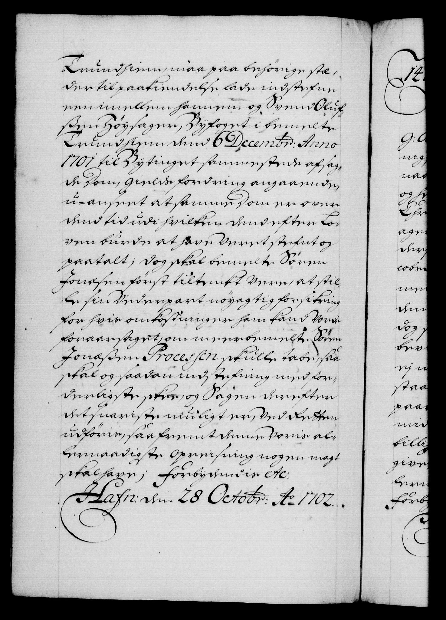 Danske Kanselli 1572-1799, RA/EA-3023/F/Fc/Fca/Fcaa/L0018: Norske registre, 1699-1703, p. 413b