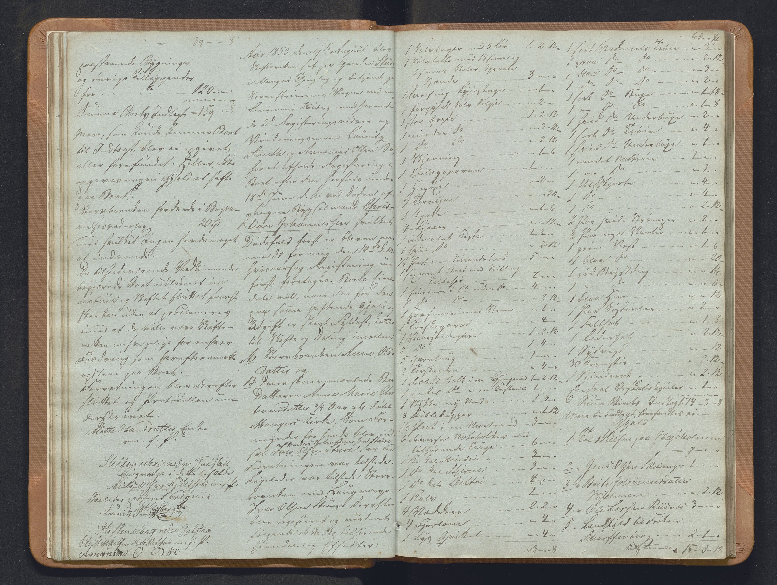 Nordhordland sorenskrivar, SAB/A-2901/1/H/Hb/L0018: Registreringsprotokollar, 1853-1856, p. 14