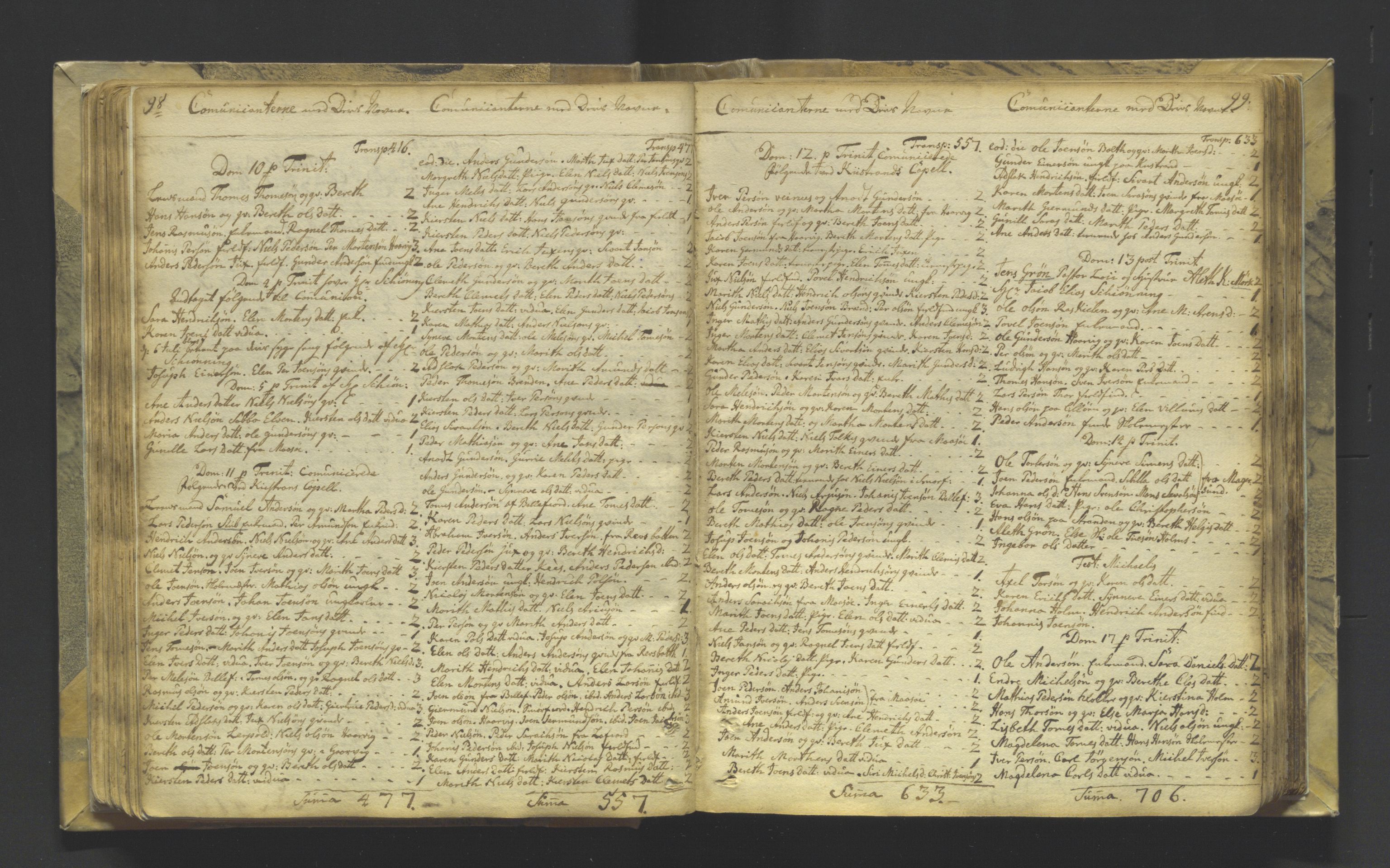 Kistrand/Porsanger sokneprestembete, AV/SATØ-S-1351/H/Ha/L0001.kirke: Parish register (official) no. 1, 1764-1792, p. 98-99