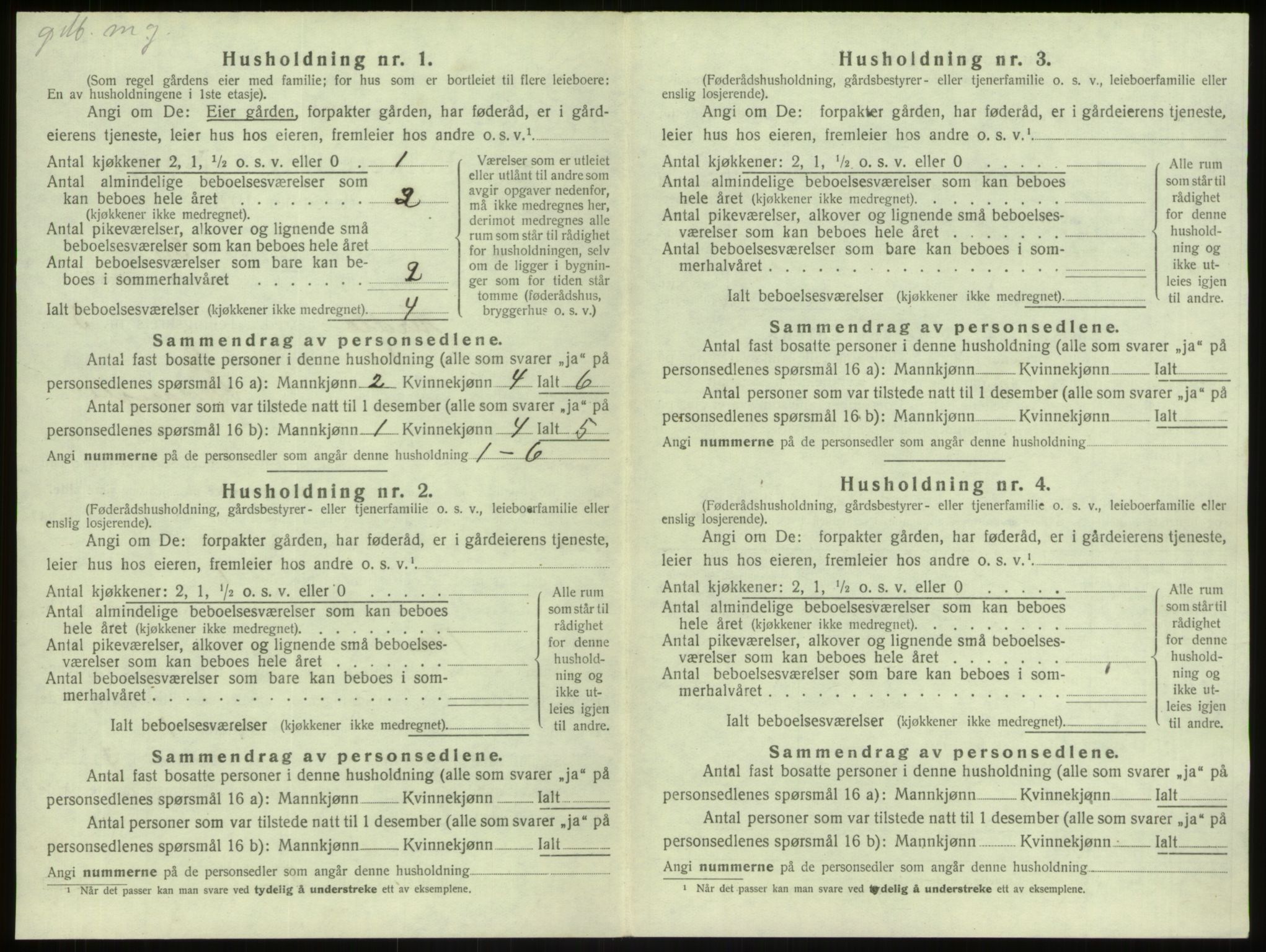 SAB, 1920 census for Herdla, 1920, p. 355