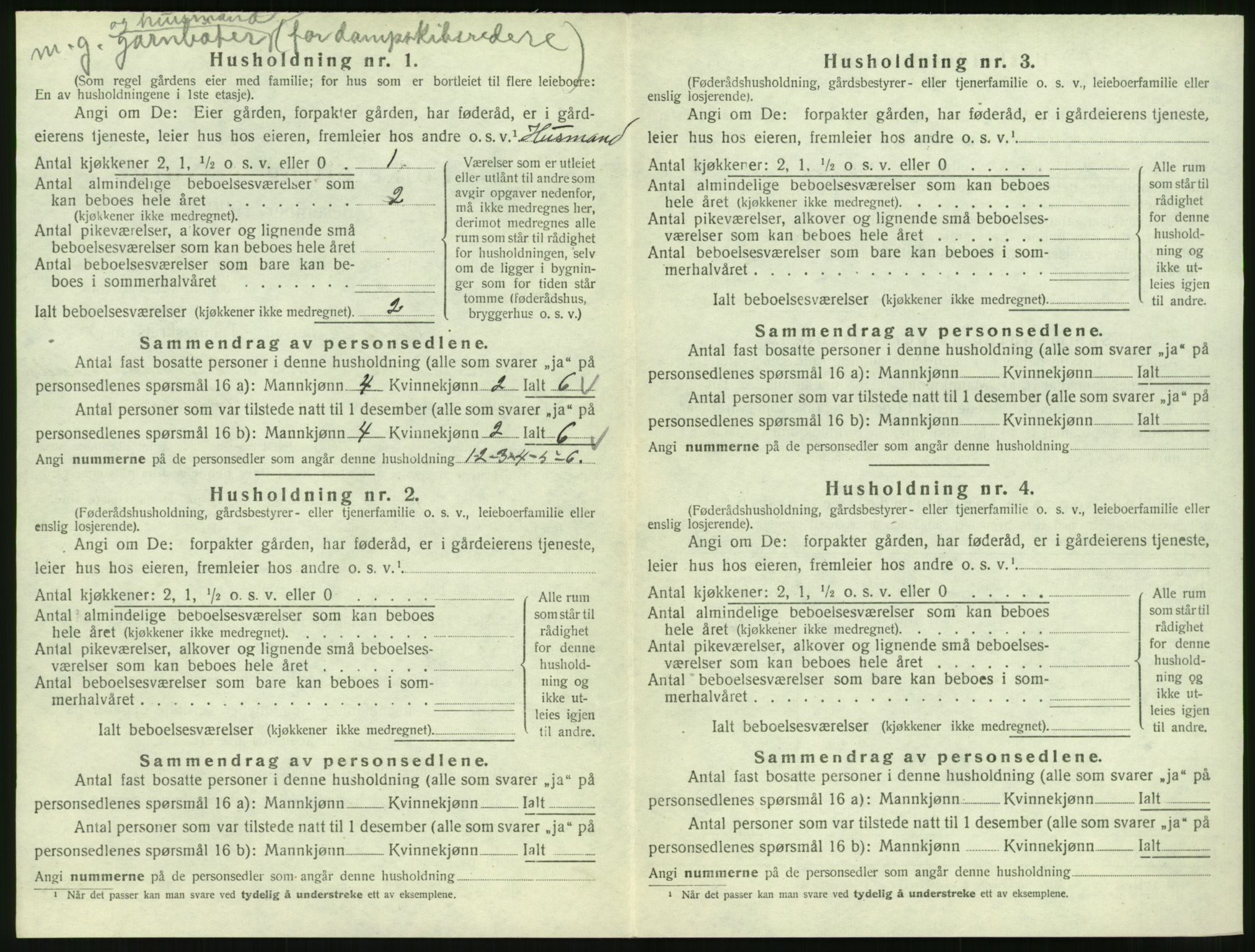 SAT, 1920 census for Skodje, 1920, p. 472