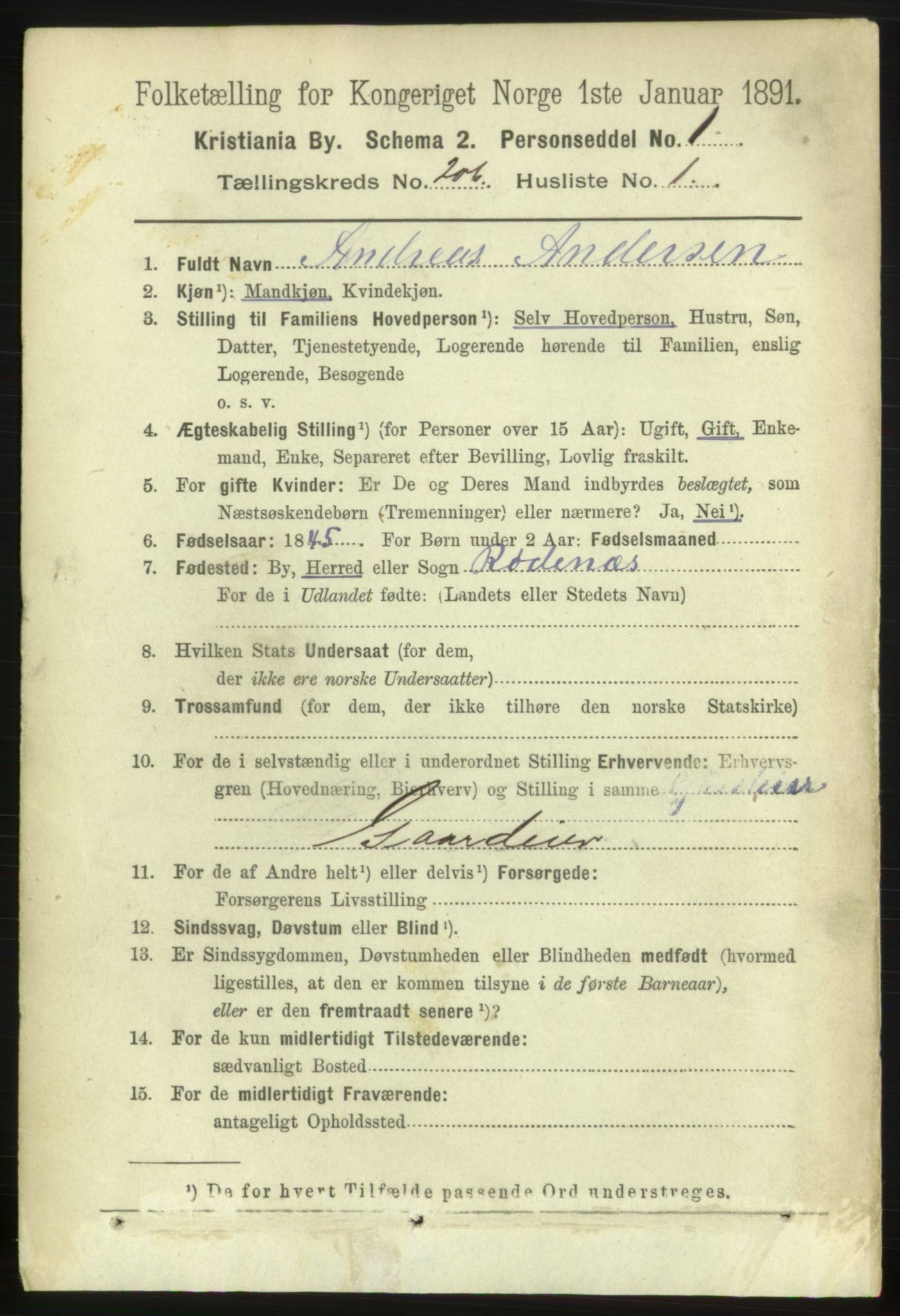 RA, 1891 census for 0301 Kristiania, 1891, p. 123839