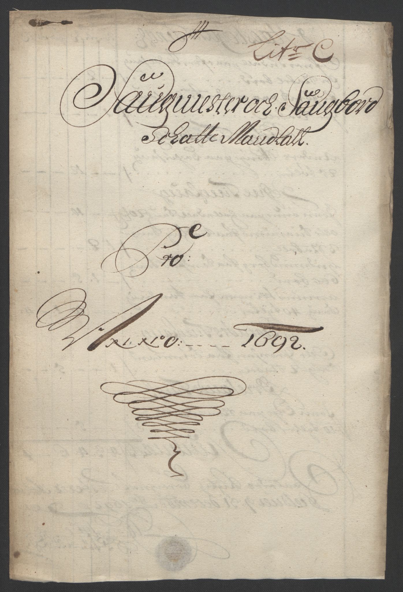 Rentekammeret inntil 1814, Reviderte regnskaper, Fogderegnskap, RA/EA-4092/R57/L3849: Fogderegnskap Fosen, 1692-1693, p. 80