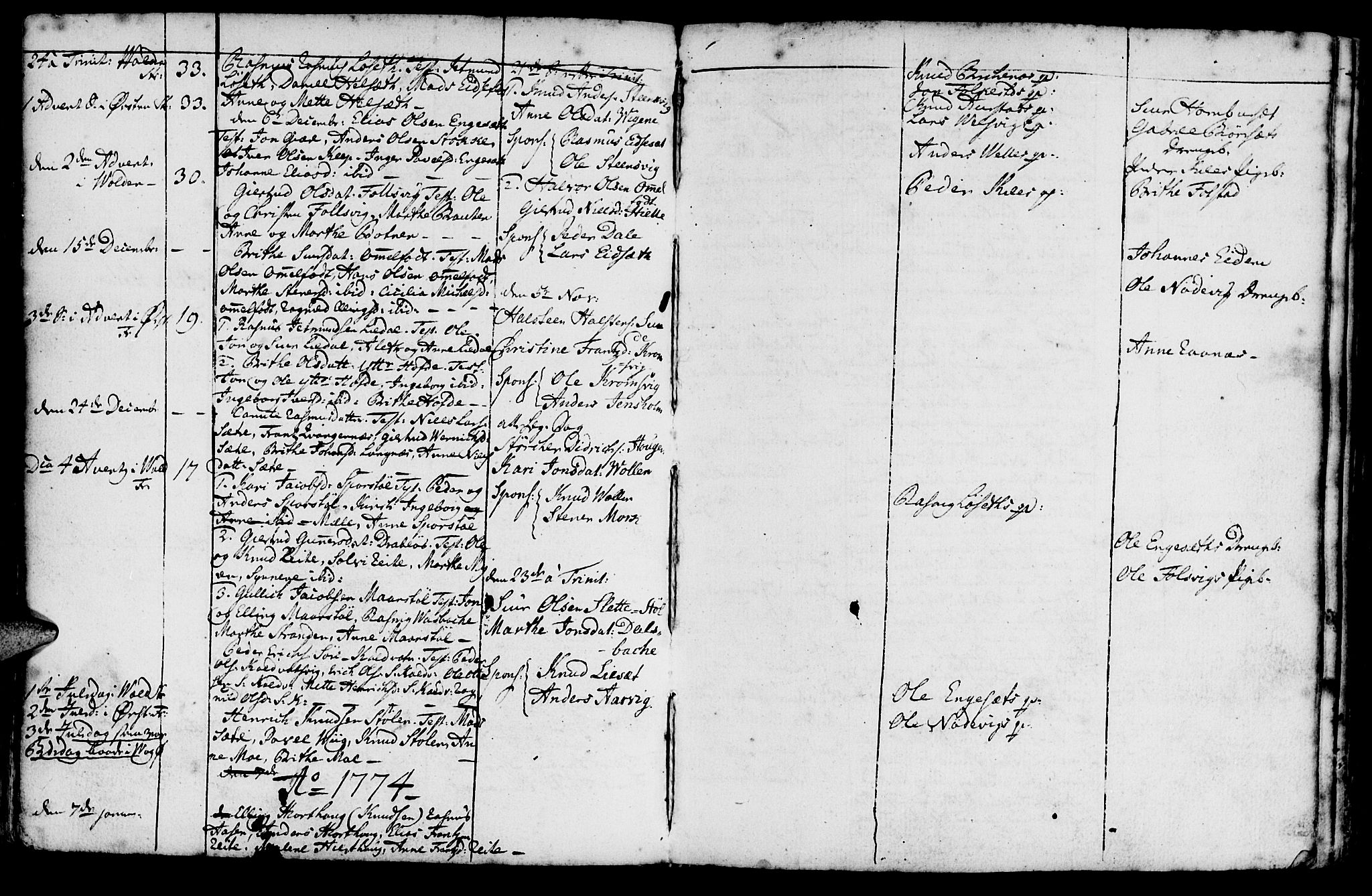 Ministerialprotokoller, klokkerbøker og fødselsregistre - Møre og Romsdal, SAT/A-1454/511/L0136: Parish register (official) no. 511A03, 1760-1786