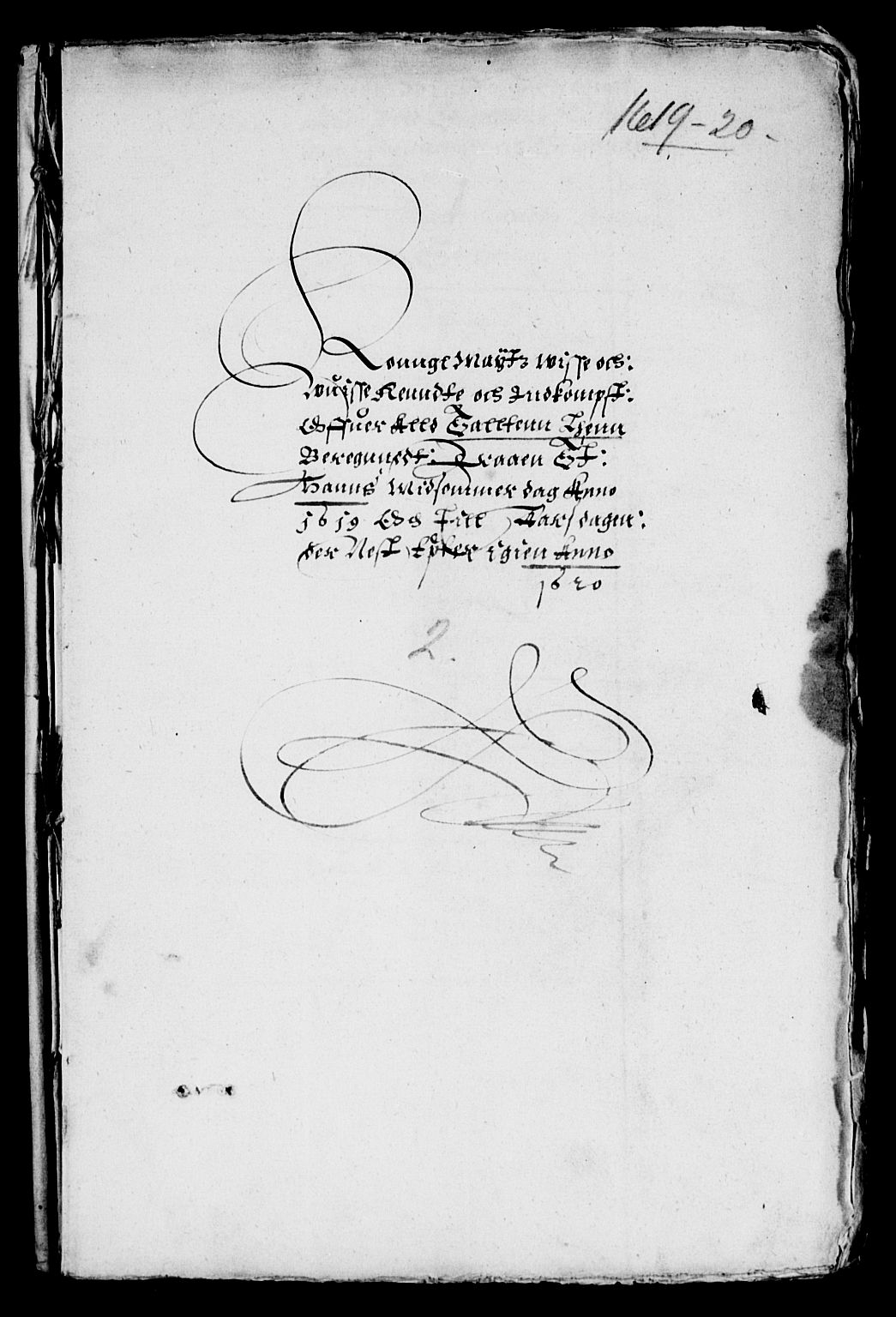 Rentekammeret inntil 1814, Reviderte regnskaper, Lensregnskaper, AV/RA-EA-5023/R/Rb/Rbz/L0011: Nordlandenes len, 1618-1620