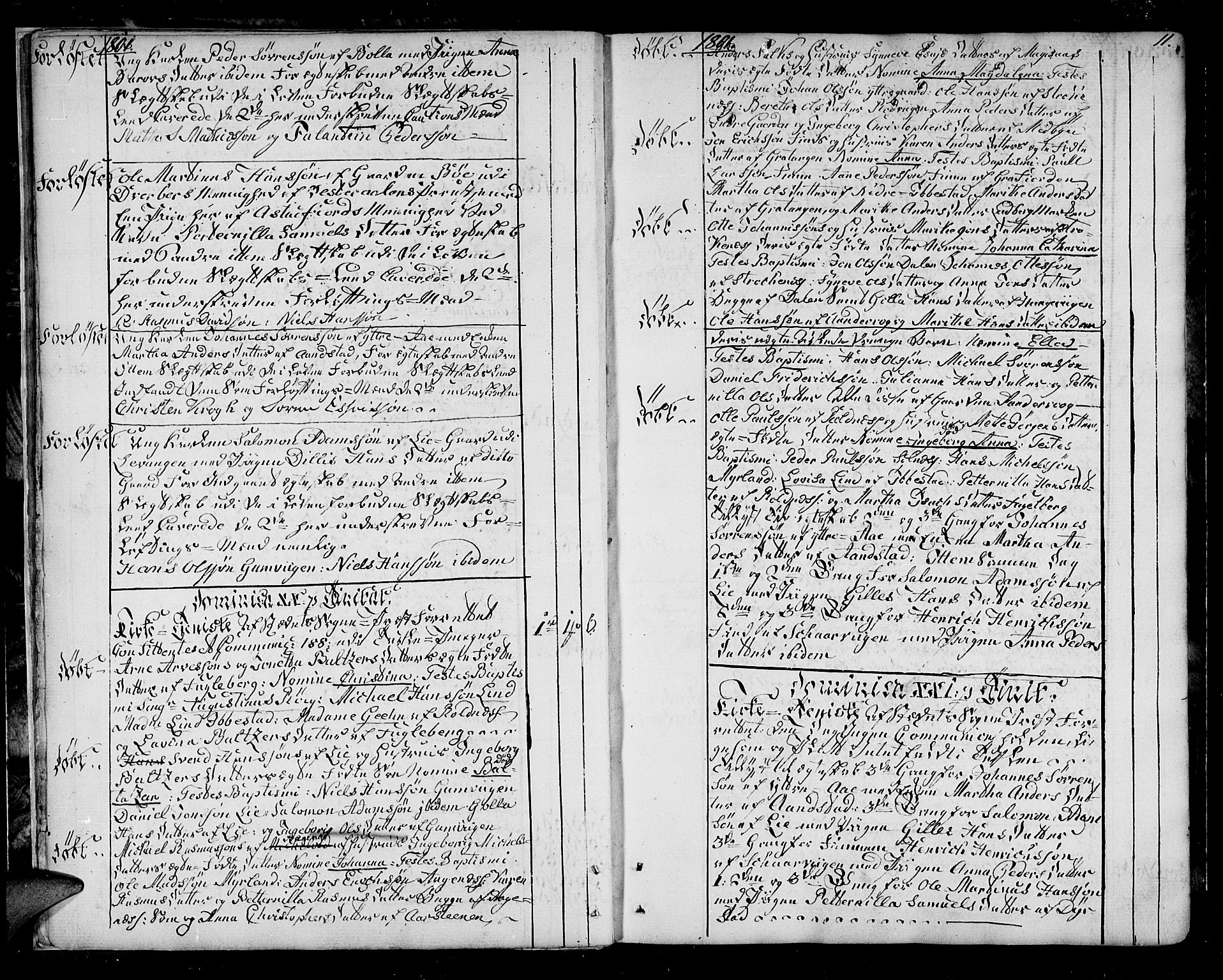 Ibestad sokneprestembete, SATØ/S-0077/H/Ha/Haa/L0004kirke: Parish register (official) no. 4, 1801-1824, p. 11
