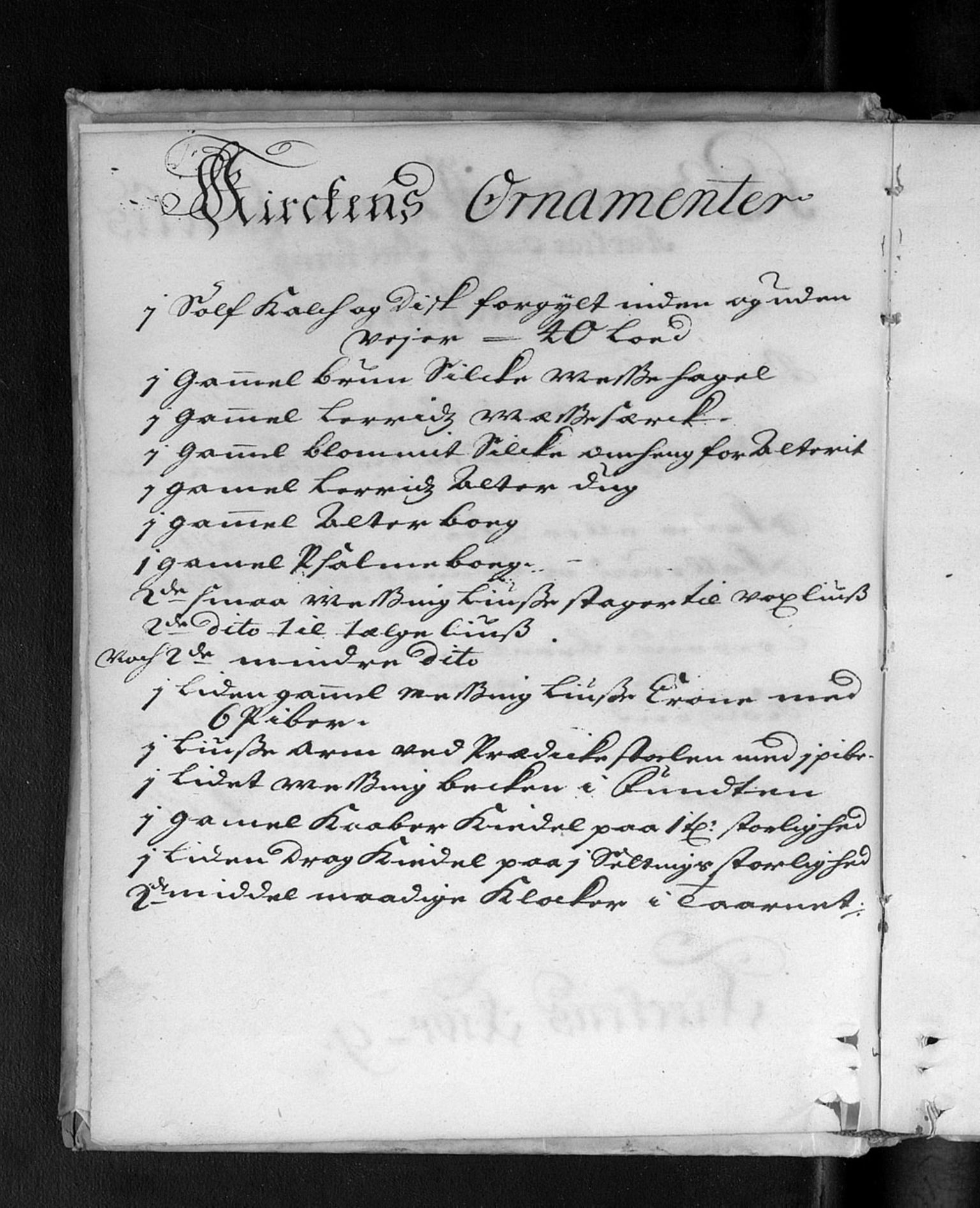 Kirkestoler i Oppland fylke, SAH/KIRKESTOL-002/F/Fb/Fbf/L0002: Kirkestol for Land, 1691-1723