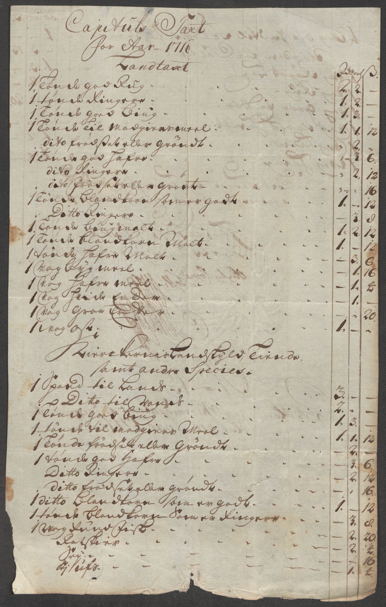 Rentekammeret inntil 1814, Reviderte regnskaper, Fogderegnskap, AV/RA-EA-4092/R64/L4437: Fogderegnskap Namdal, 1716, p. 164