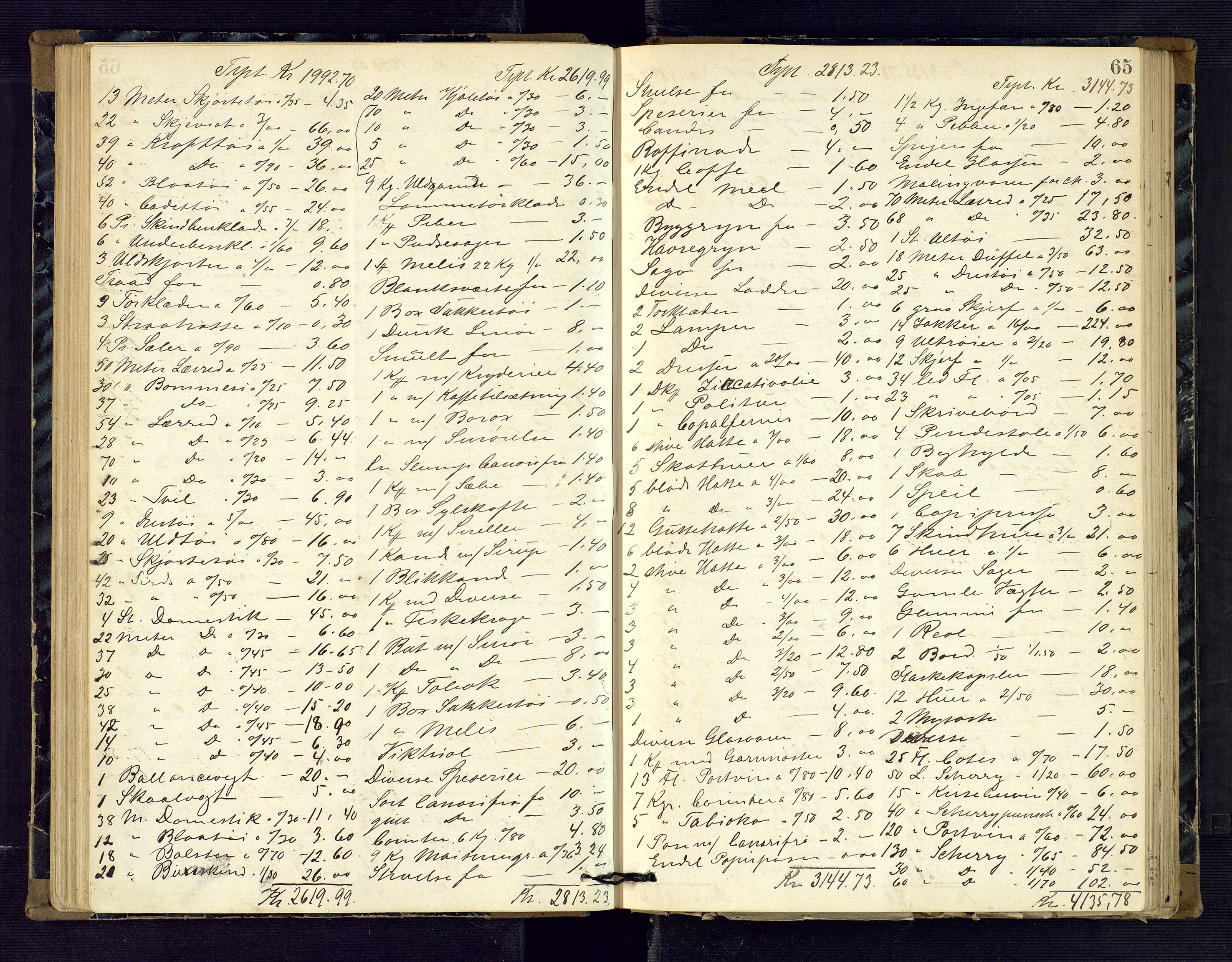 Risør byfogd, AV/SAK-1222-0005/H/Hc/L0004: Skifteprotokoll nr. 3B, 1882-1886, p. 65