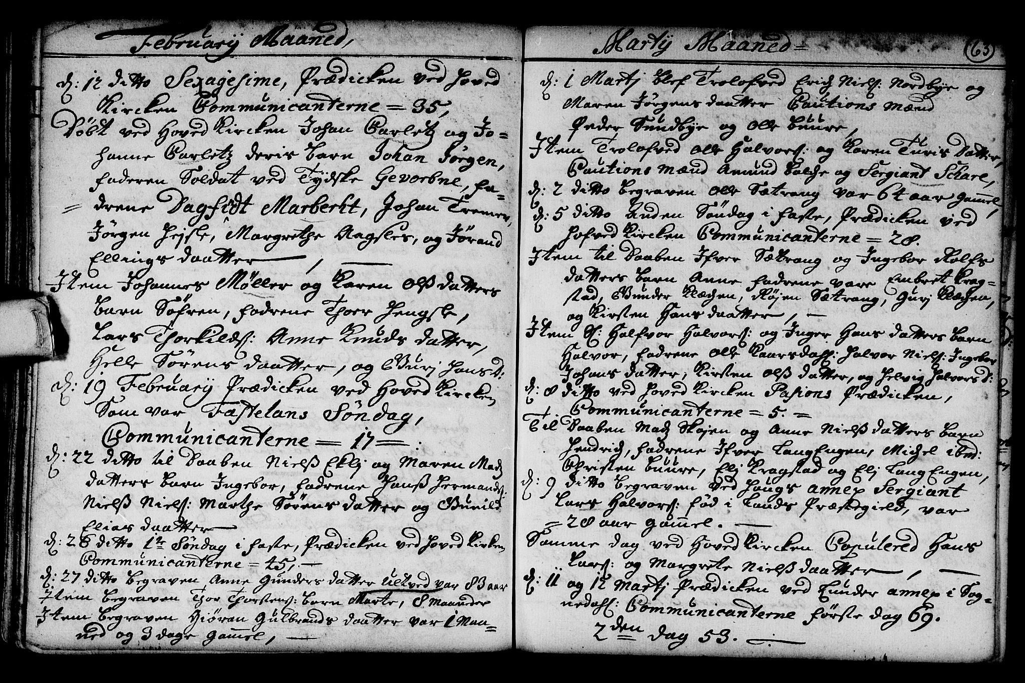 Norderhov kirkebøker, AV/SAKO-A-237/G/Ga/L0001: Parish register (copy) no. I 1, 1717-1725, p. 63