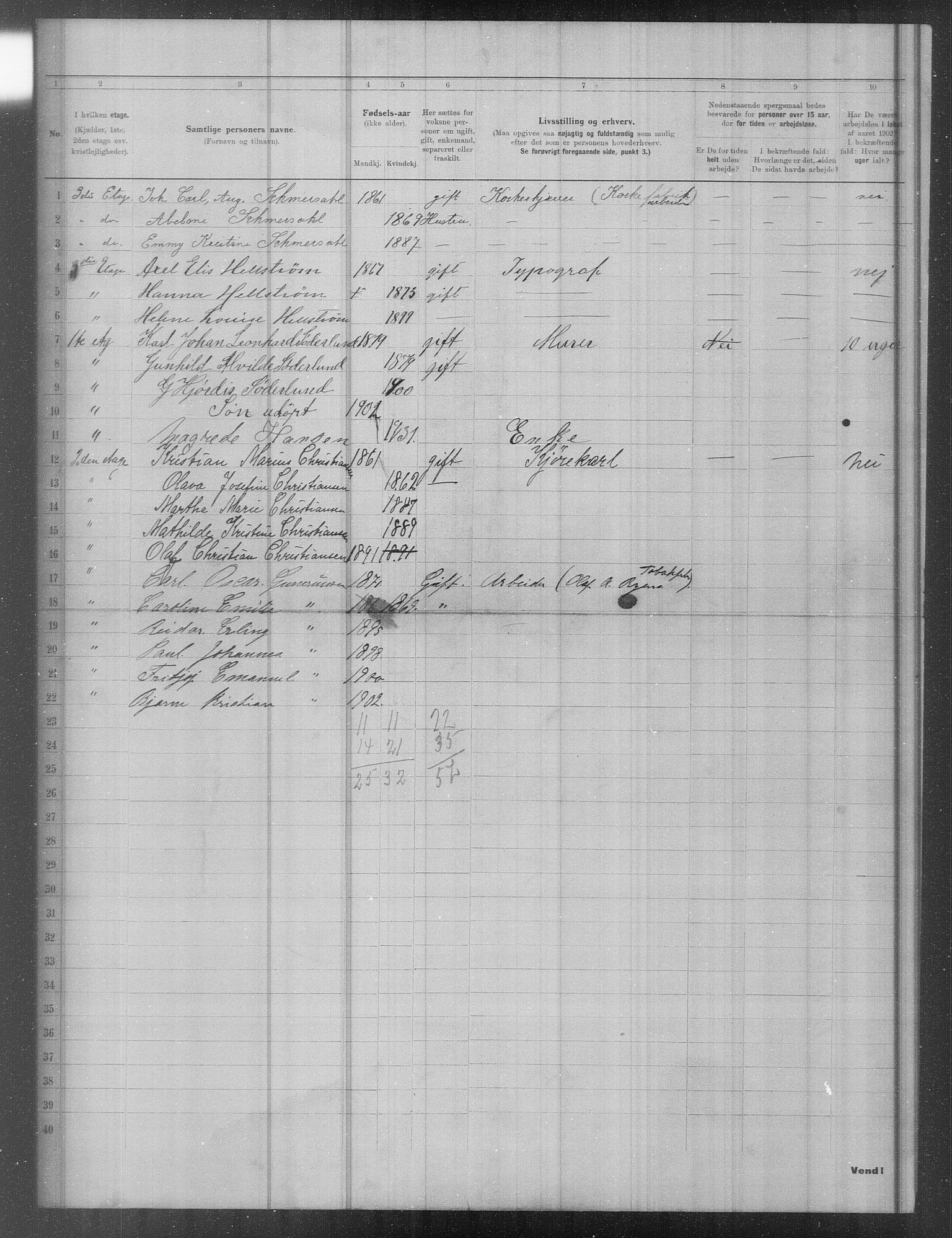 OBA, Municipal Census 1902 for Kristiania, 1902, p. 17790