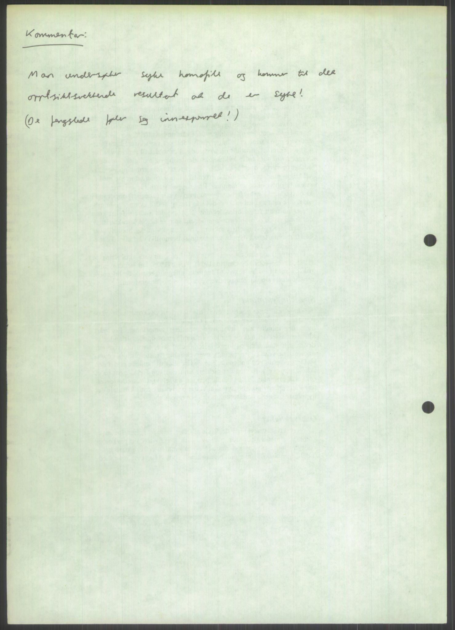 Det Norske Forbundet av 1948/Landsforeningen for Lesbisk og Homofil Frigjøring, AV/RA-PA-1216/D/Dd/L0001: Diskriminering, 1973-1991, p. 978