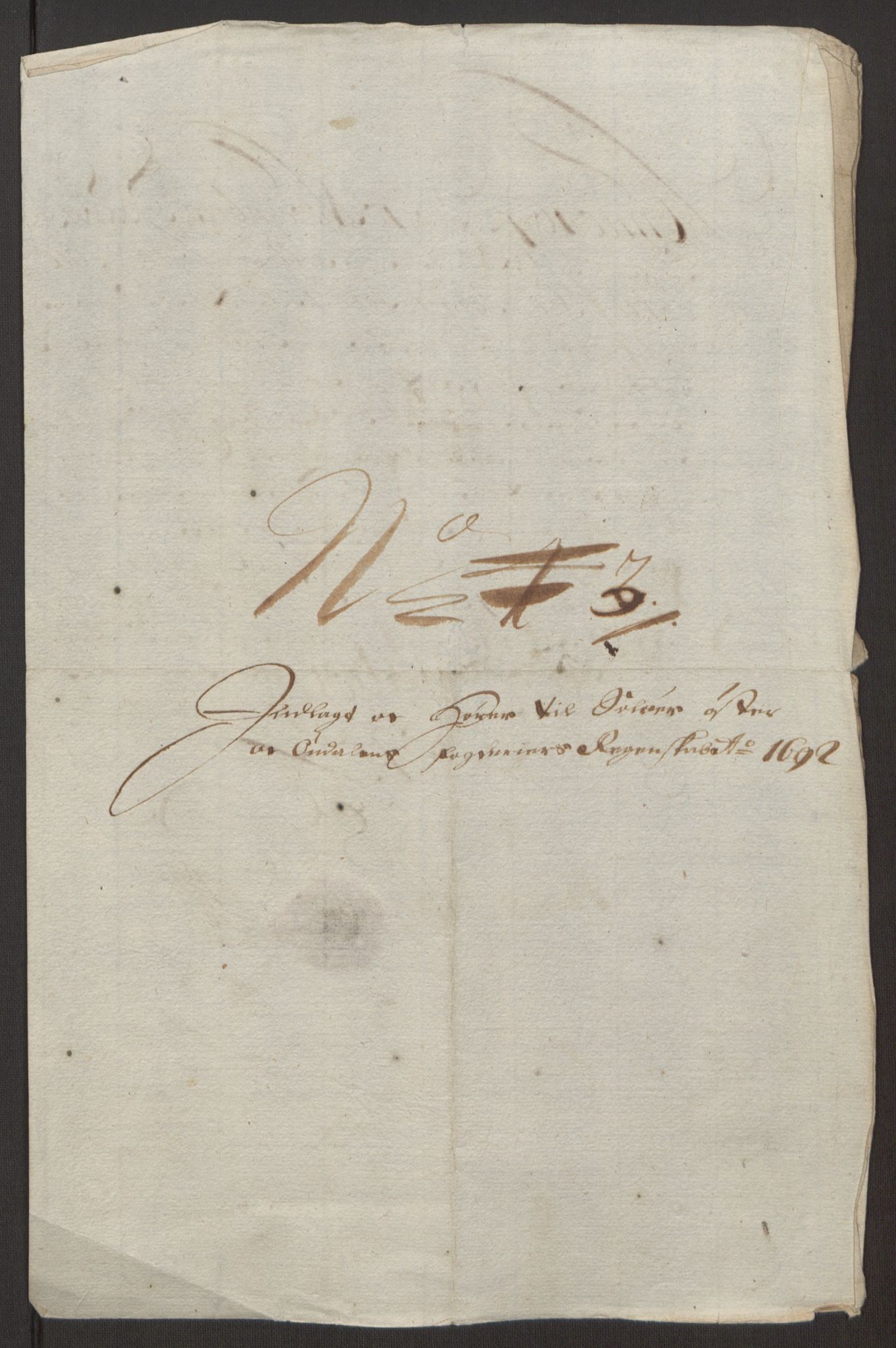 Rentekammeret inntil 1814, Reviderte regnskaper, Fogderegnskap, RA/EA-4092/R13/L0830: Fogderegnskap Solør, Odal og Østerdal, 1692, p. 429