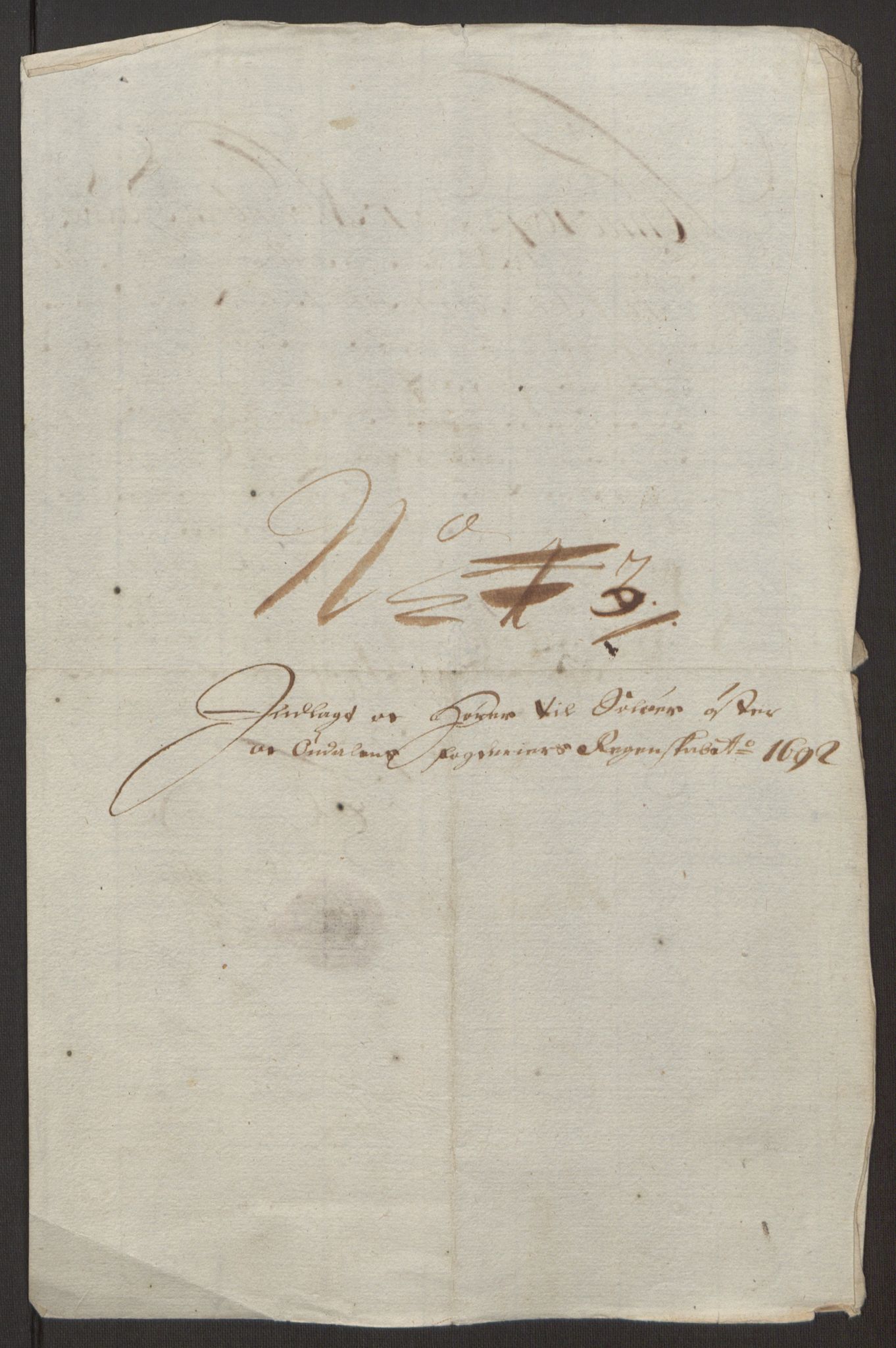 Rentekammeret inntil 1814, Reviderte regnskaper, Fogderegnskap, AV/RA-EA-4092/R13/L0830: Fogderegnskap Solør, Odal og Østerdal, 1692, p. 429