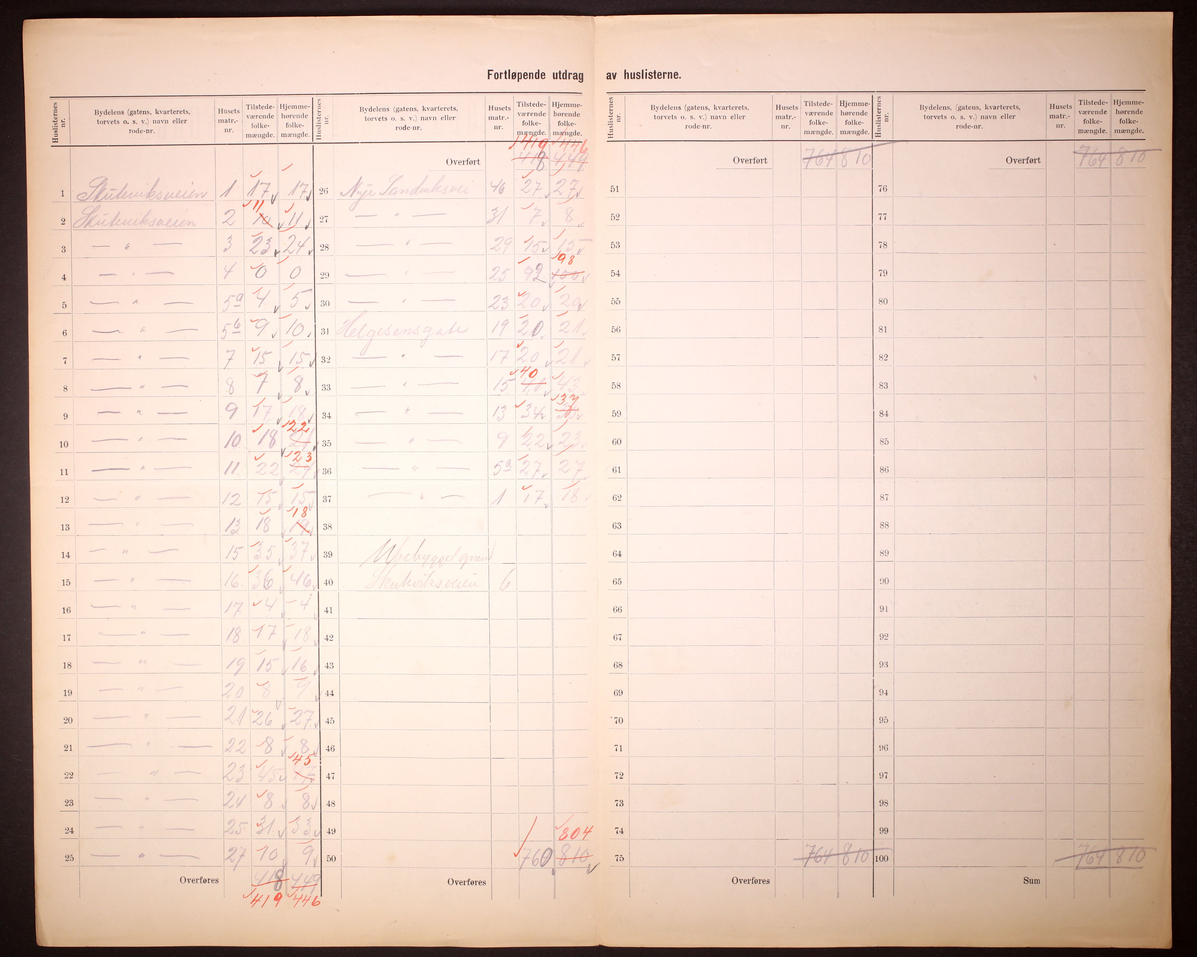 RA, 1910 census for Bergen, 1910, p. 333