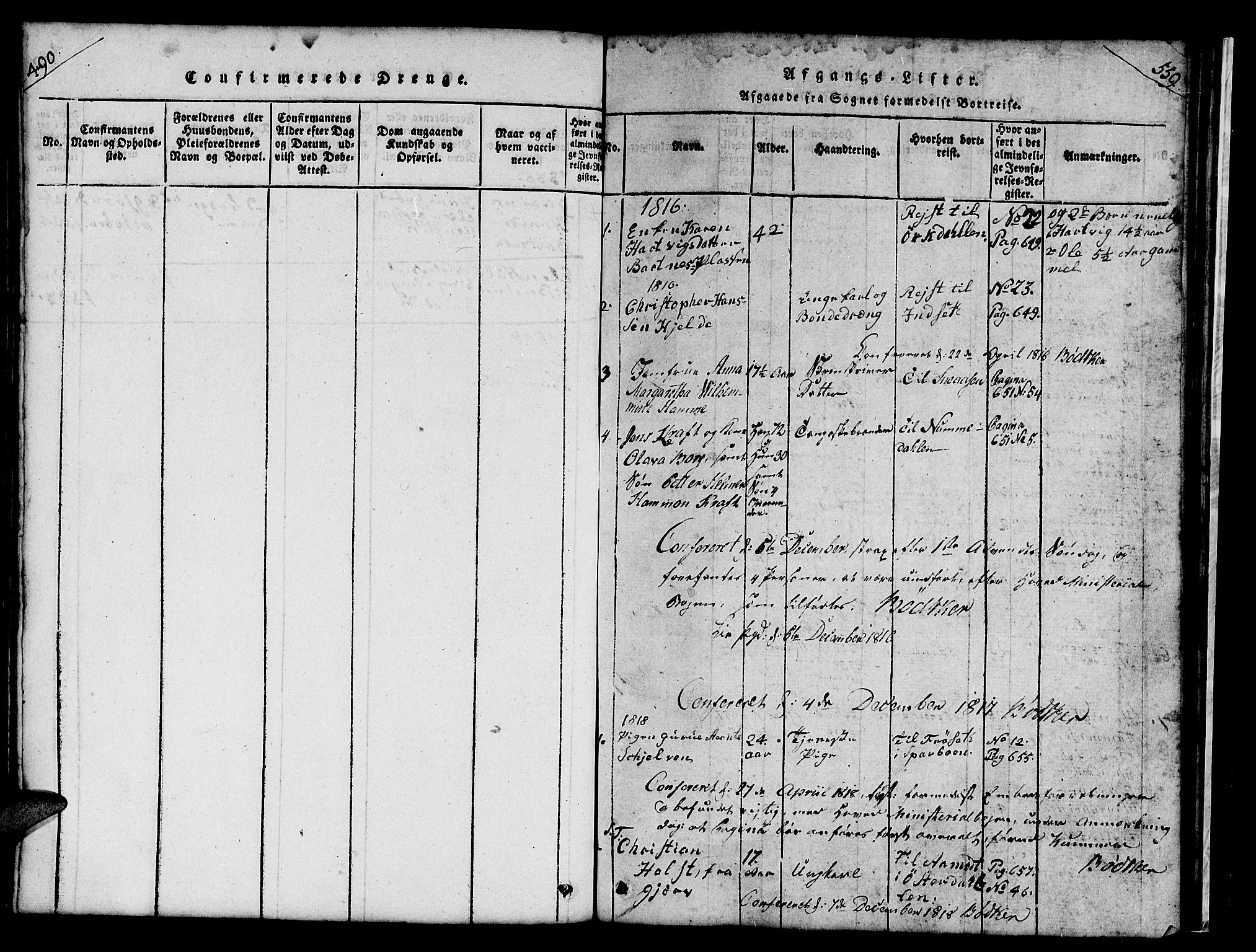 Ministerialprotokoller, klokkerbøker og fødselsregistre - Nord-Trøndelag, SAT/A-1458/732/L0317: Parish register (copy) no. 732C01, 1816-1881, p. 490-559