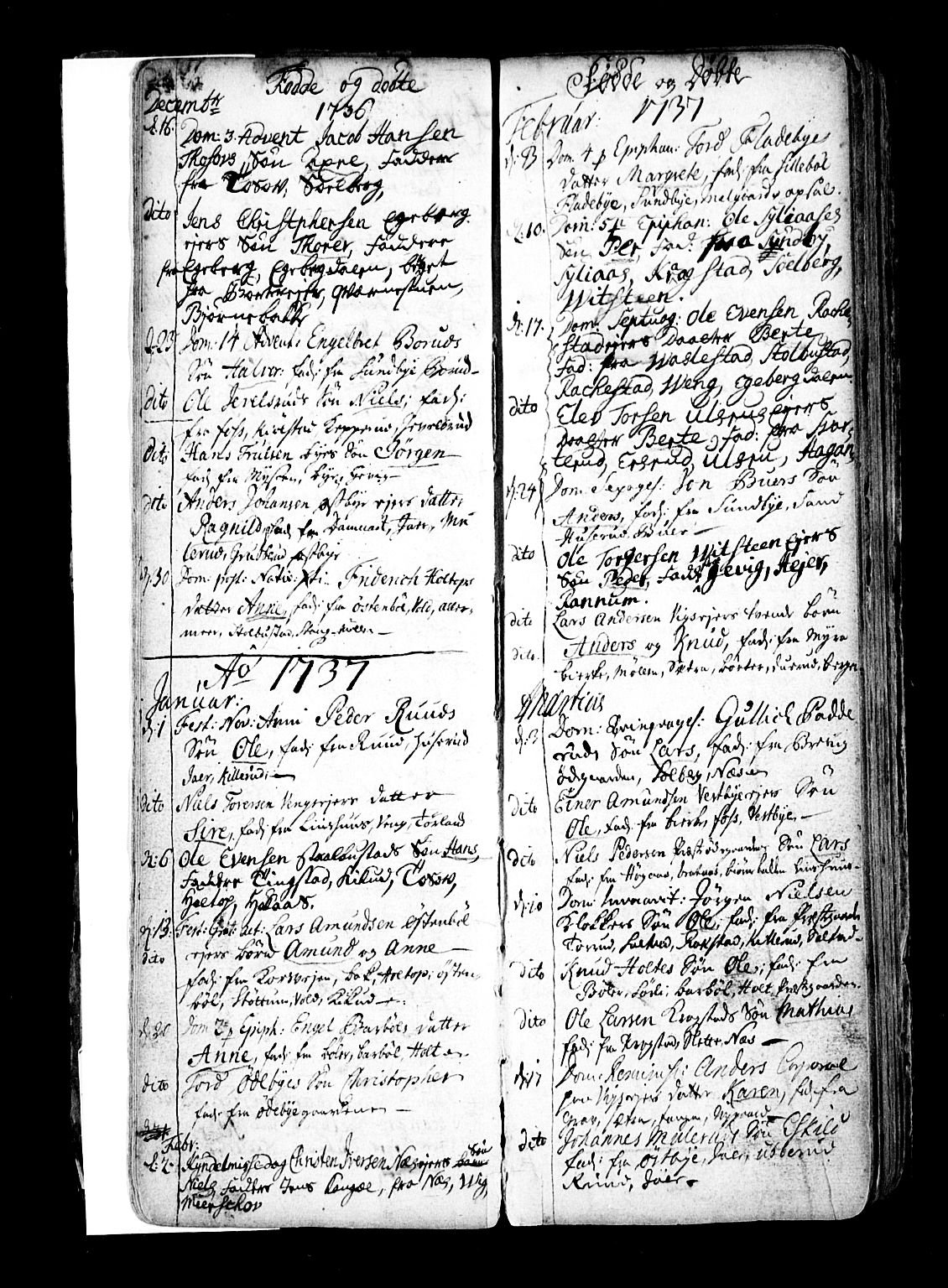 Enebakk prestekontor Kirkebøker, AV/SAO-A-10171c/F/Fa/L0001: Parish register (official) no. I 1, 1719-1754