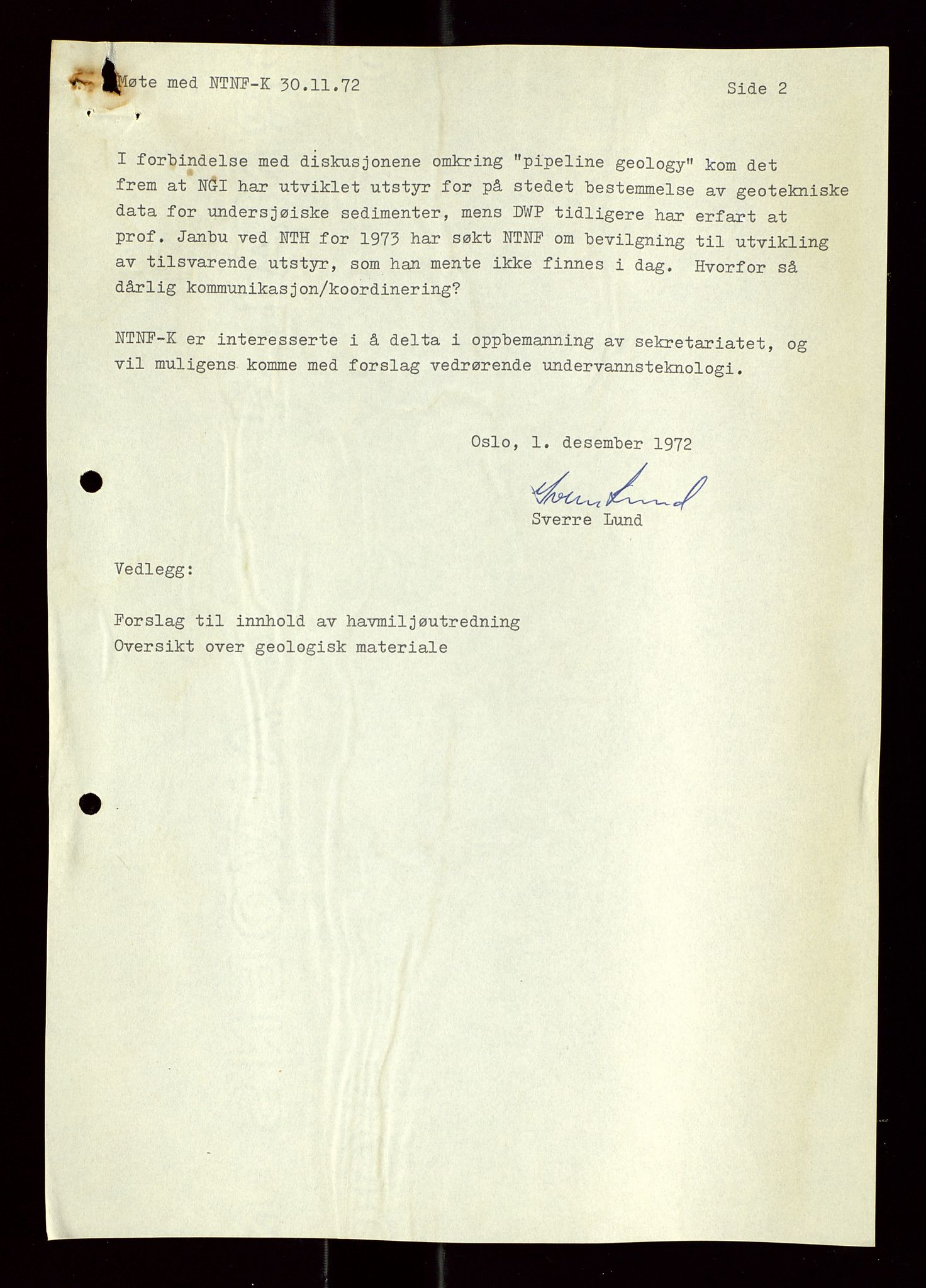 Industridepartementet, Oljekontoret, AV/SAST-A-101348/Di/L0003: DWP, møtereferater, 1972-1974, p. 149